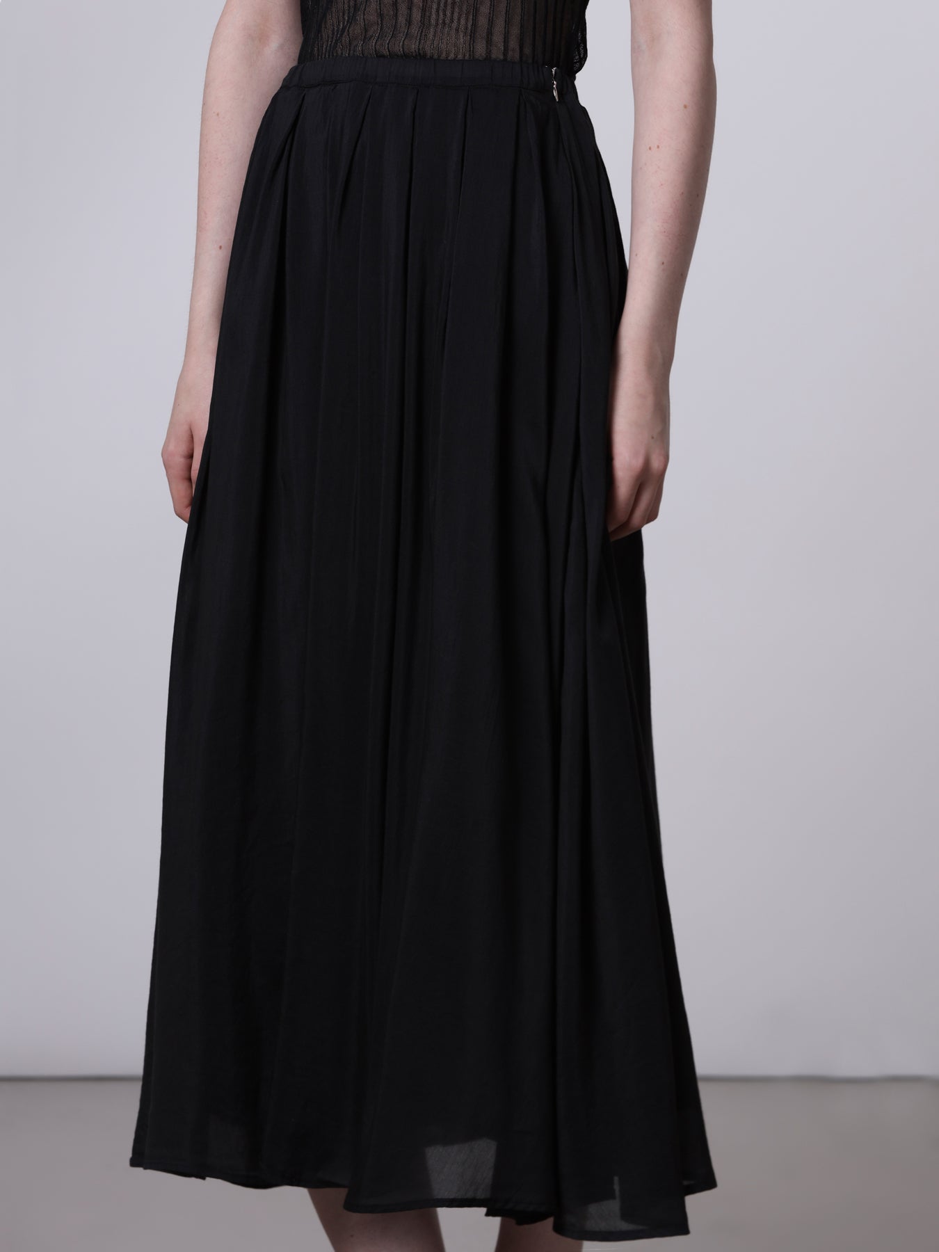 Gonna ampia a pieghe