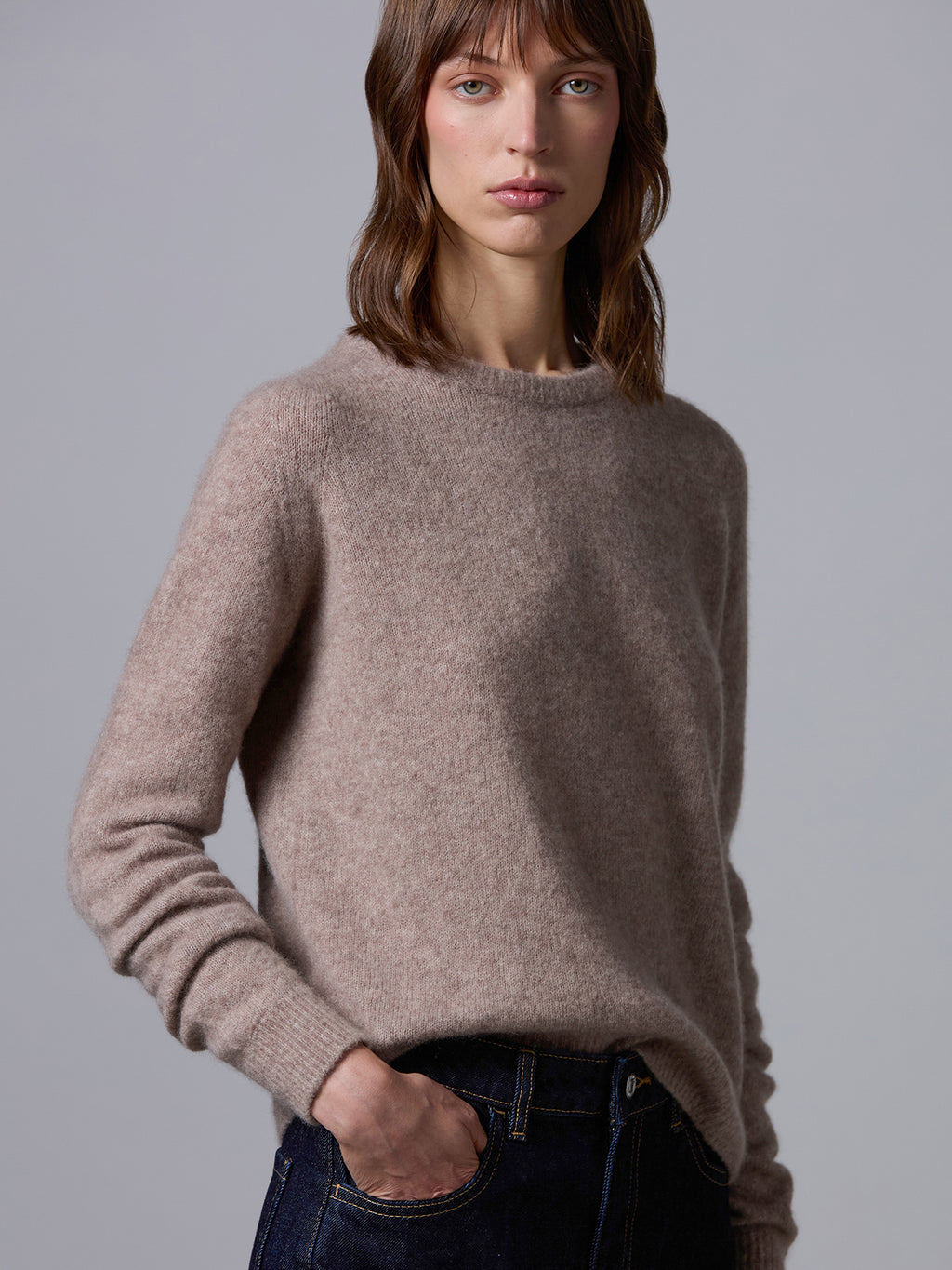 Maglia in cashmere e seta