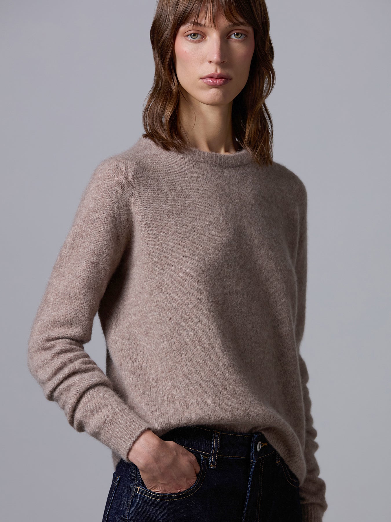 Maglia in cashmere e seta