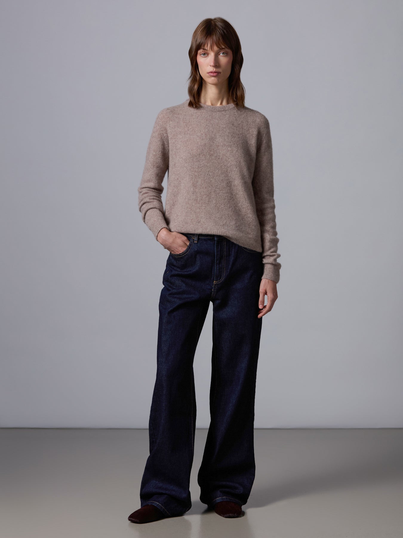 Maglia in cashmere e seta