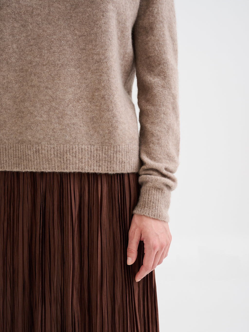 Maglia in cashmere e seta