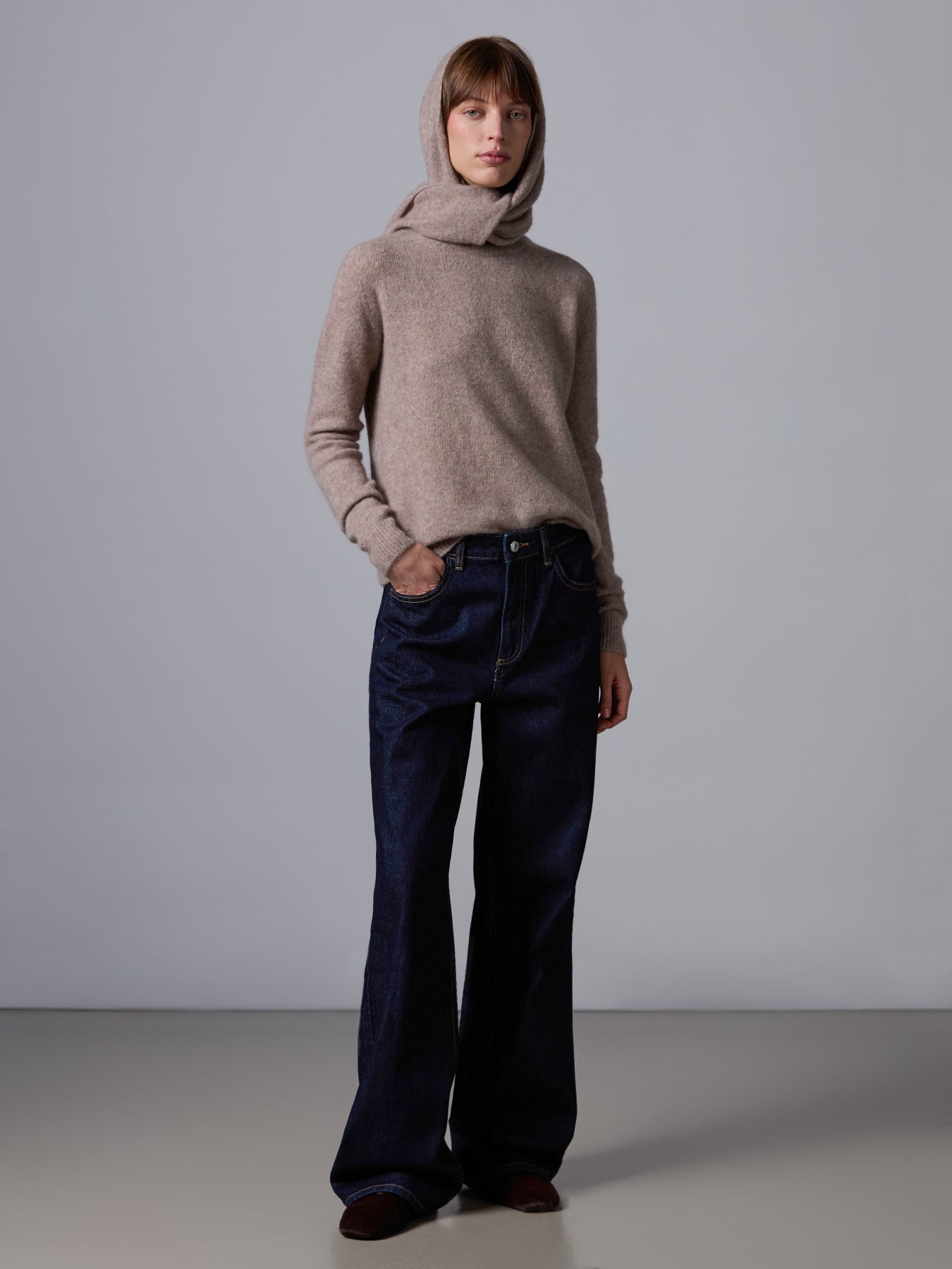 Bandana in cashmere e seta