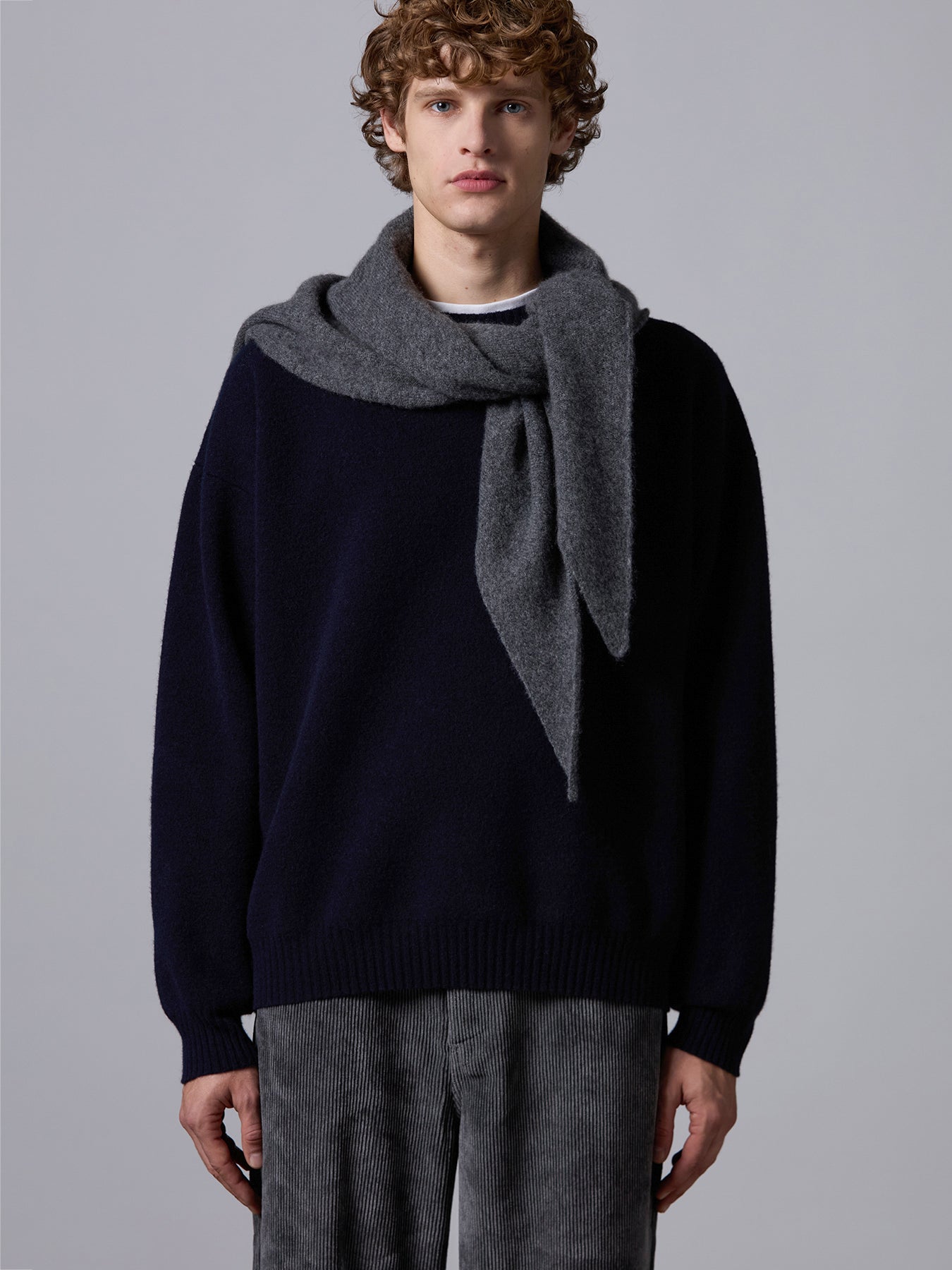 Bandana in cashmere e seta