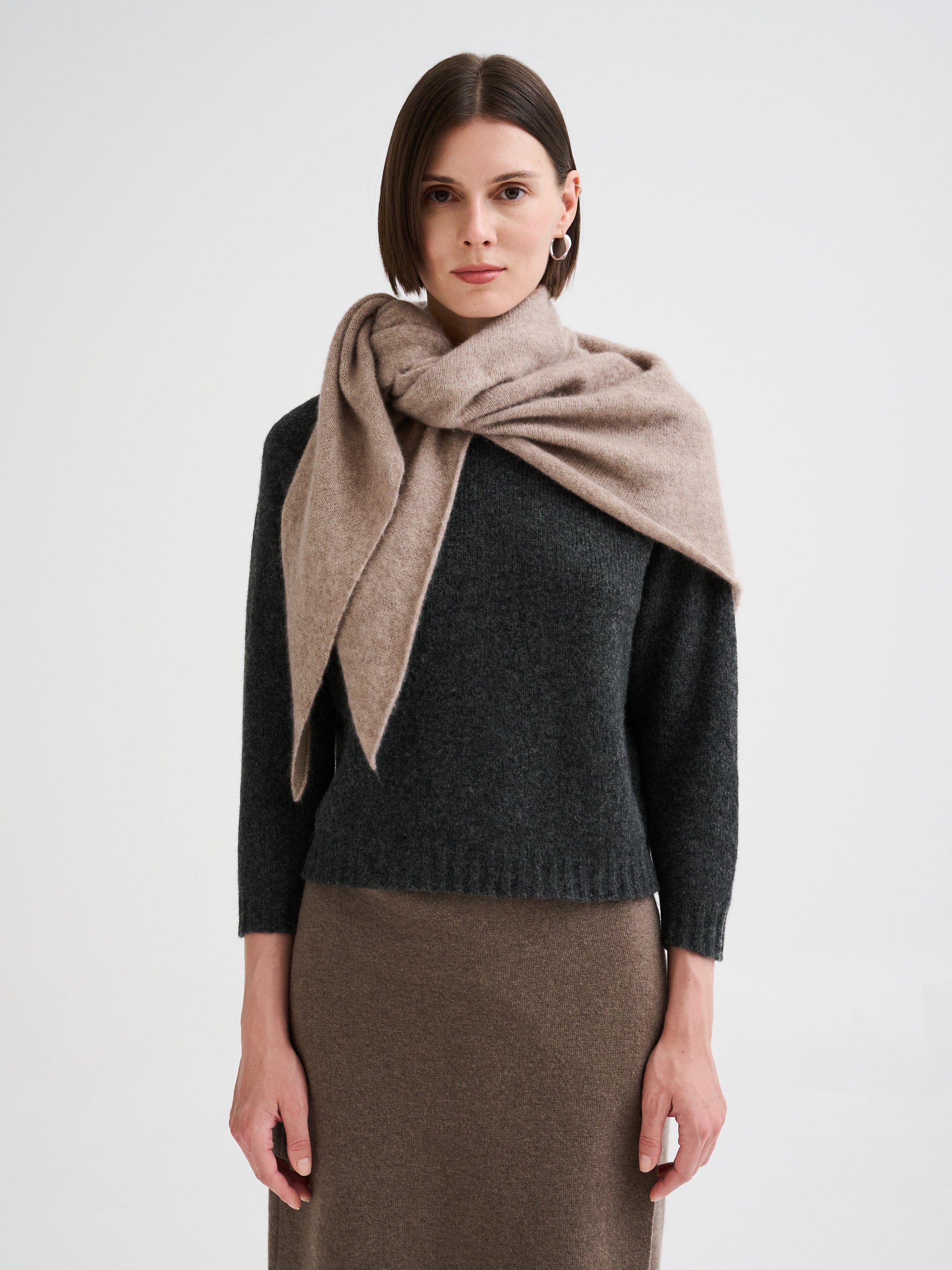 Bandana in cashmere e seta