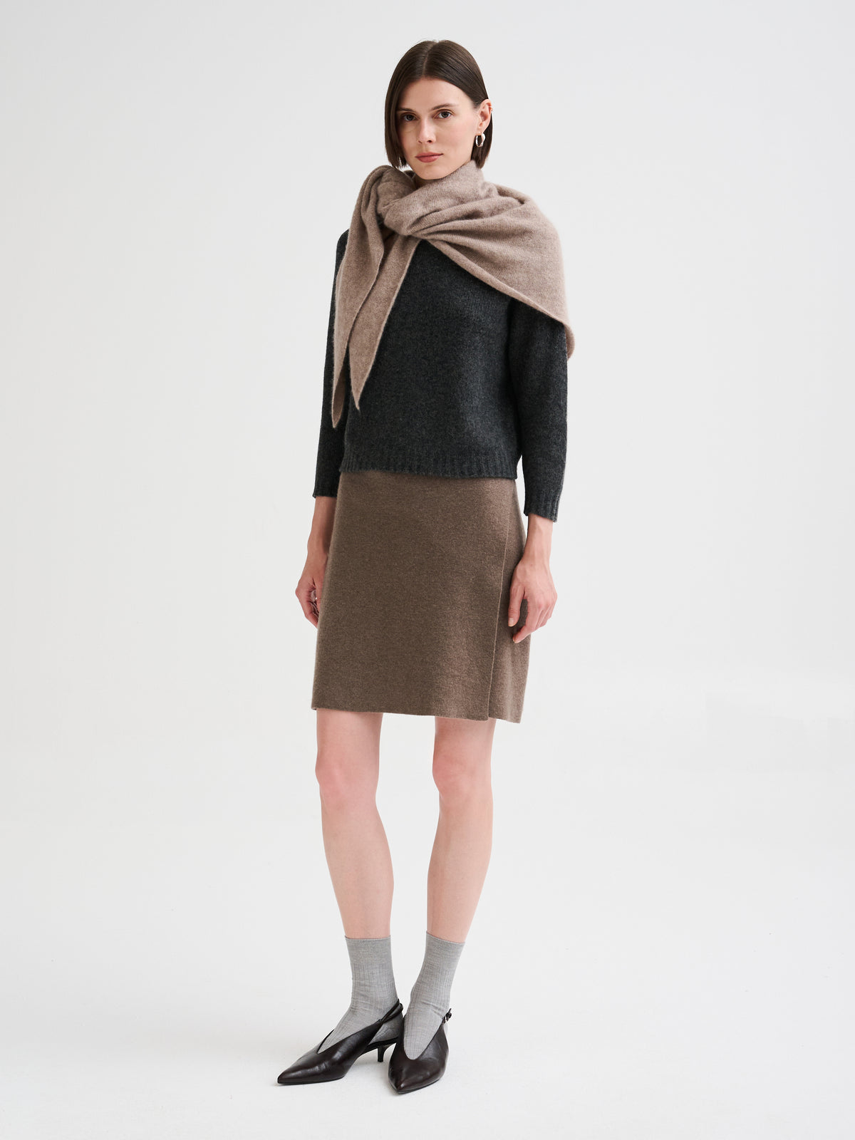 Bandana in cashmere e seta