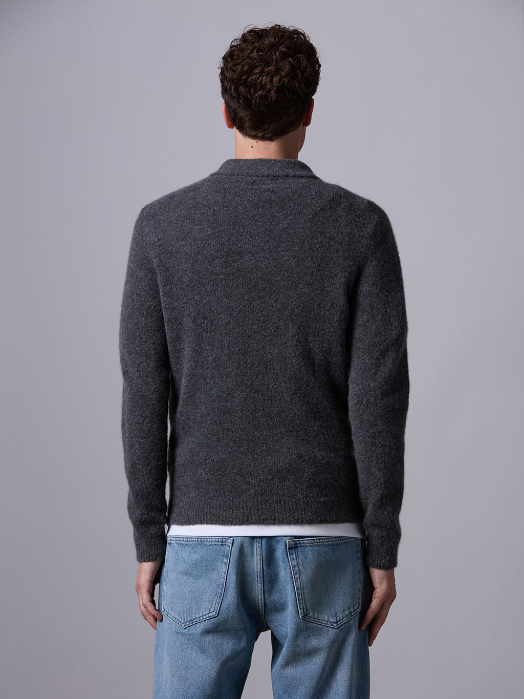 Polo in cashmere e seta