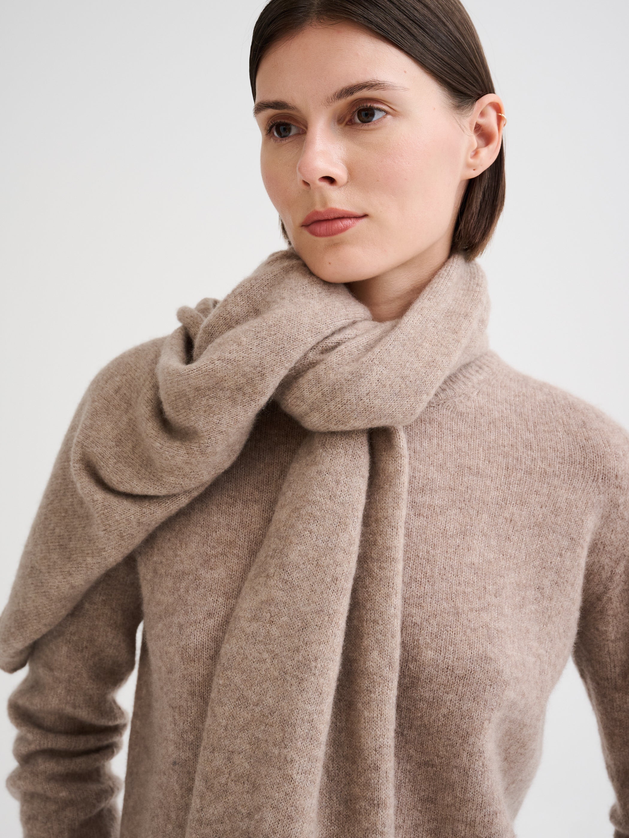 Sciarpa in cashmere e seta