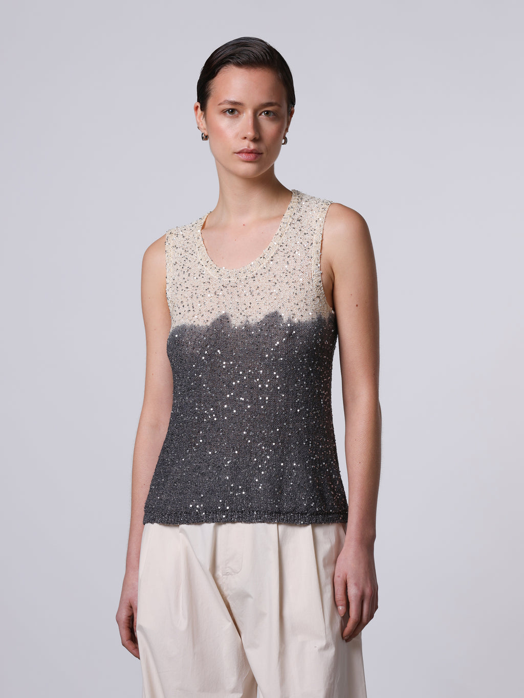 Top con paillettes
