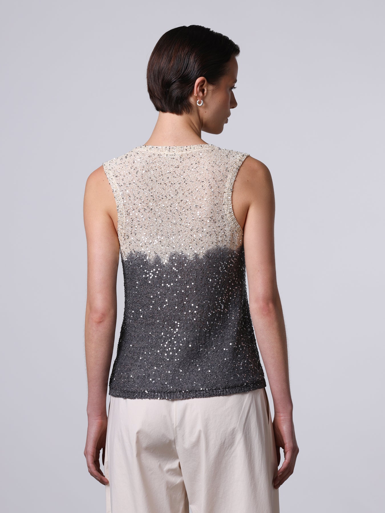 Top con paillettes