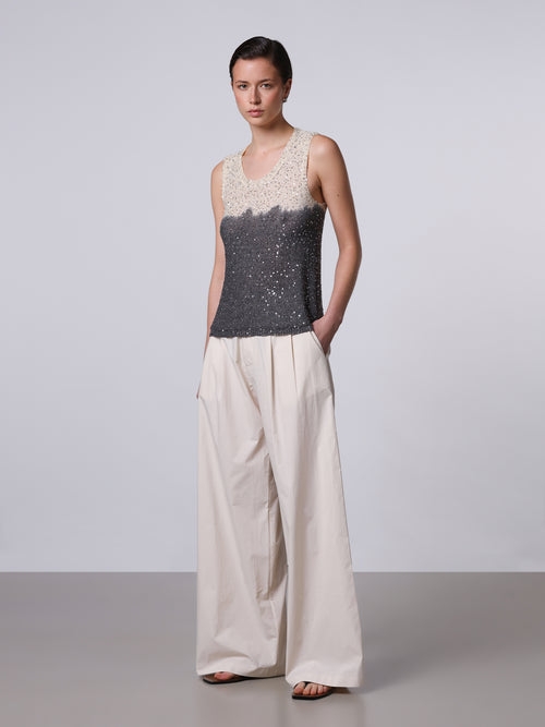 Top con paillettes