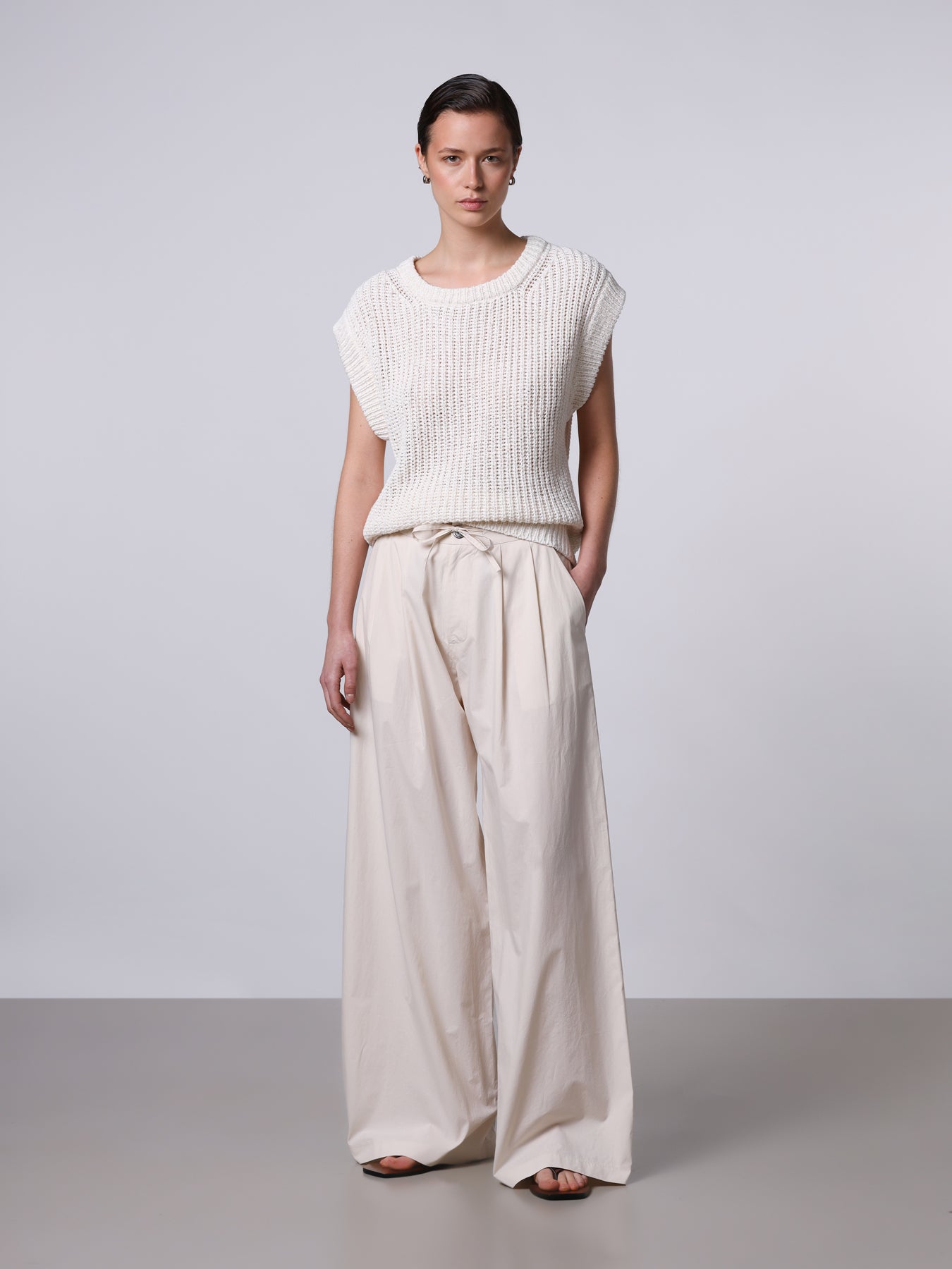 Pantalone ampio con coulisse