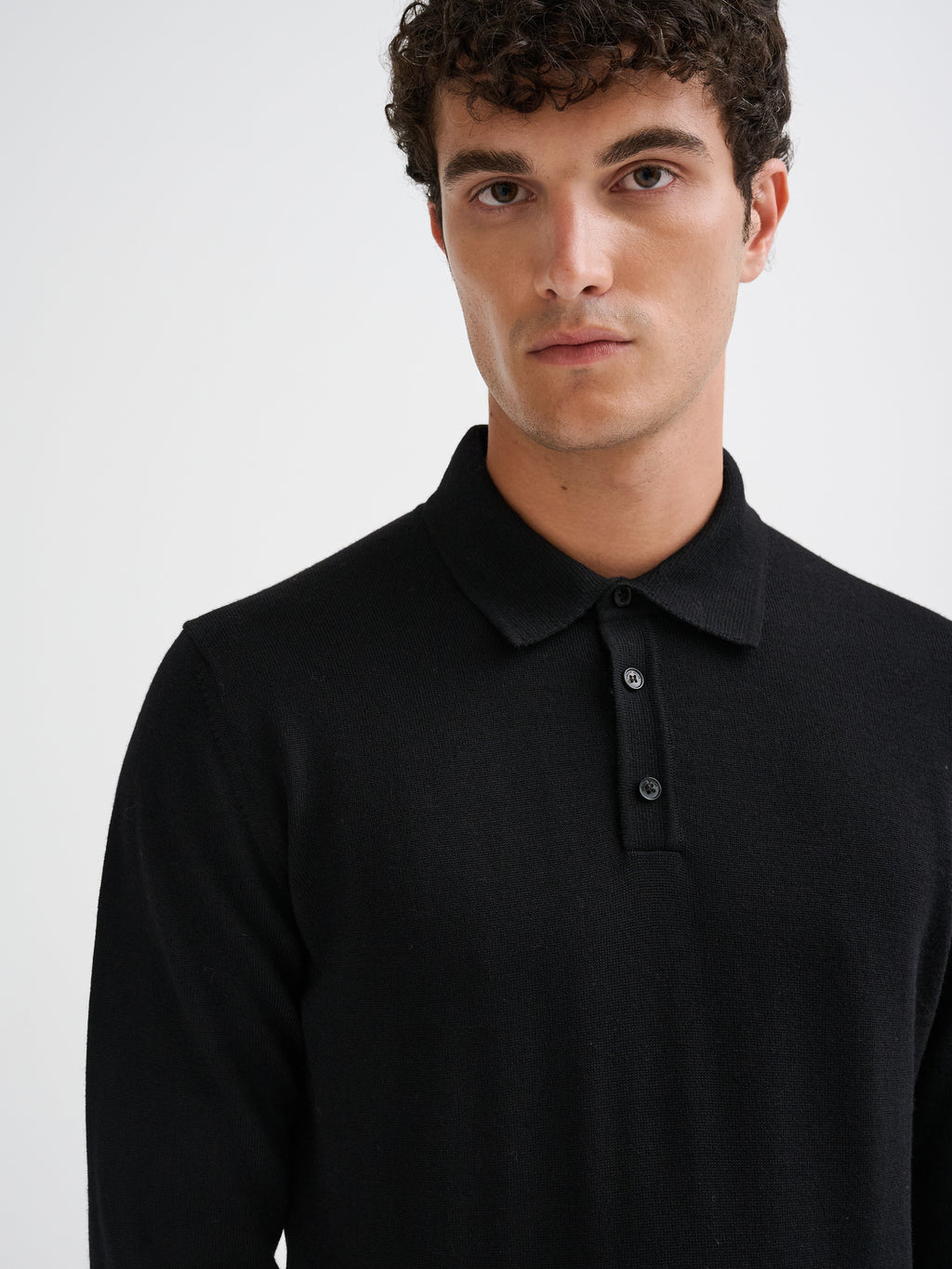 Polo in lana merino