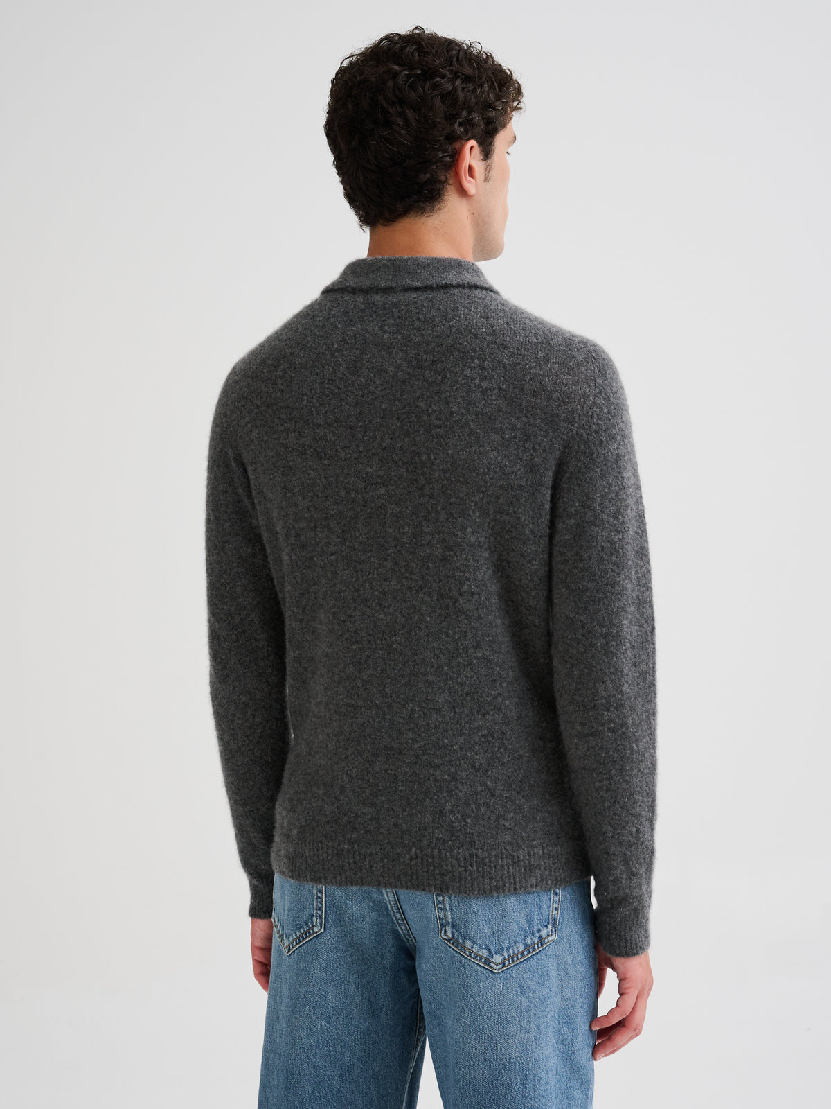 Polo in cashmere e seta