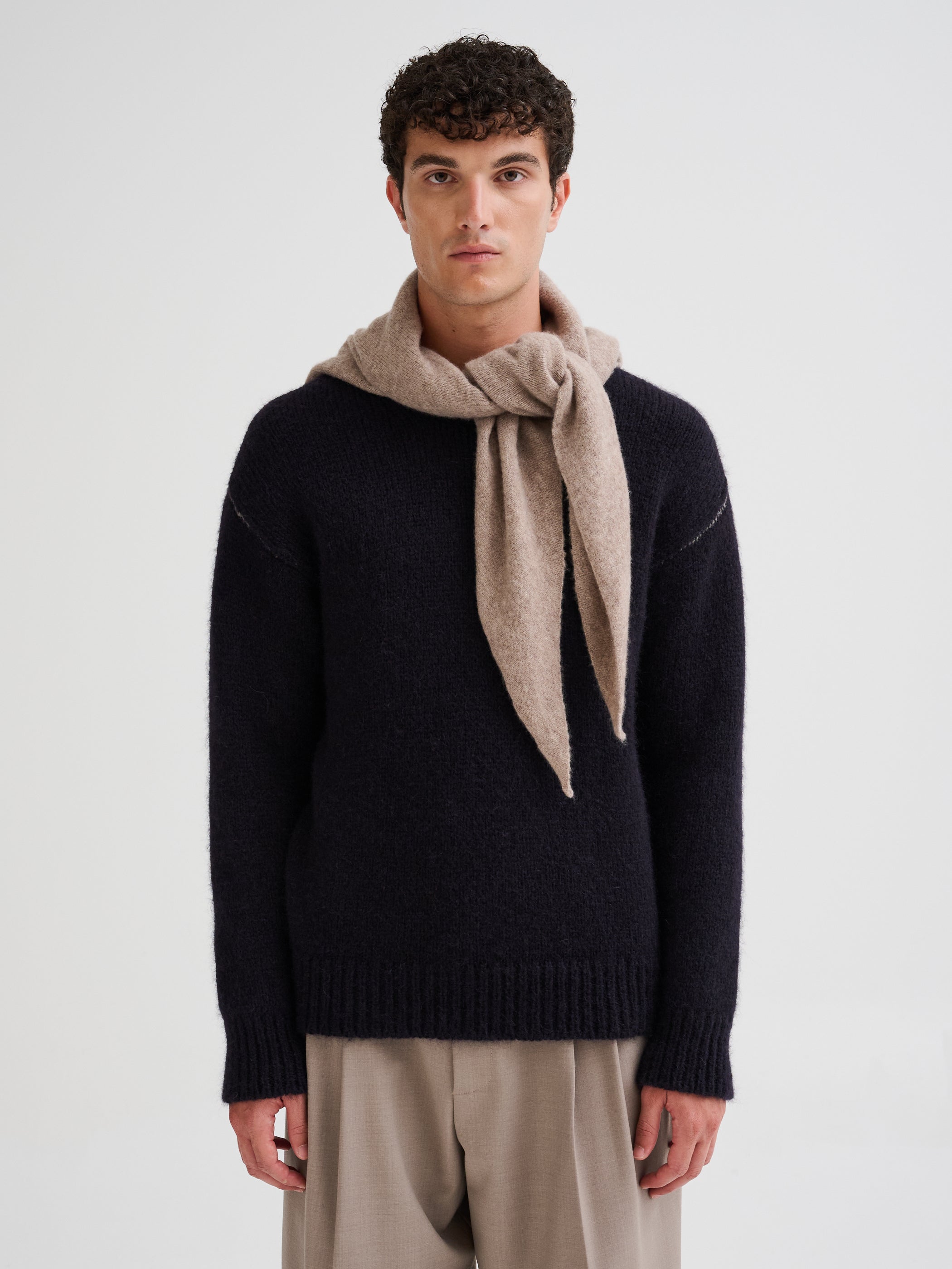 Bandana in cashmere e seta