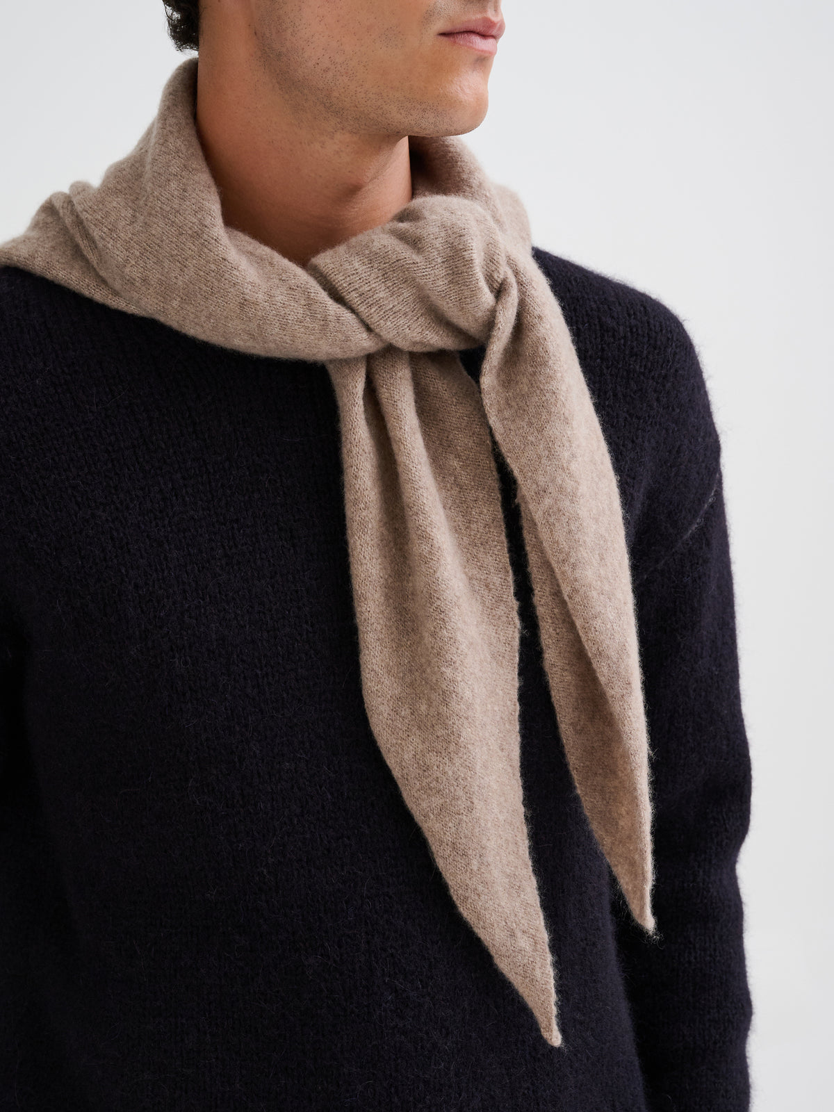Bandana in cashmere e seta