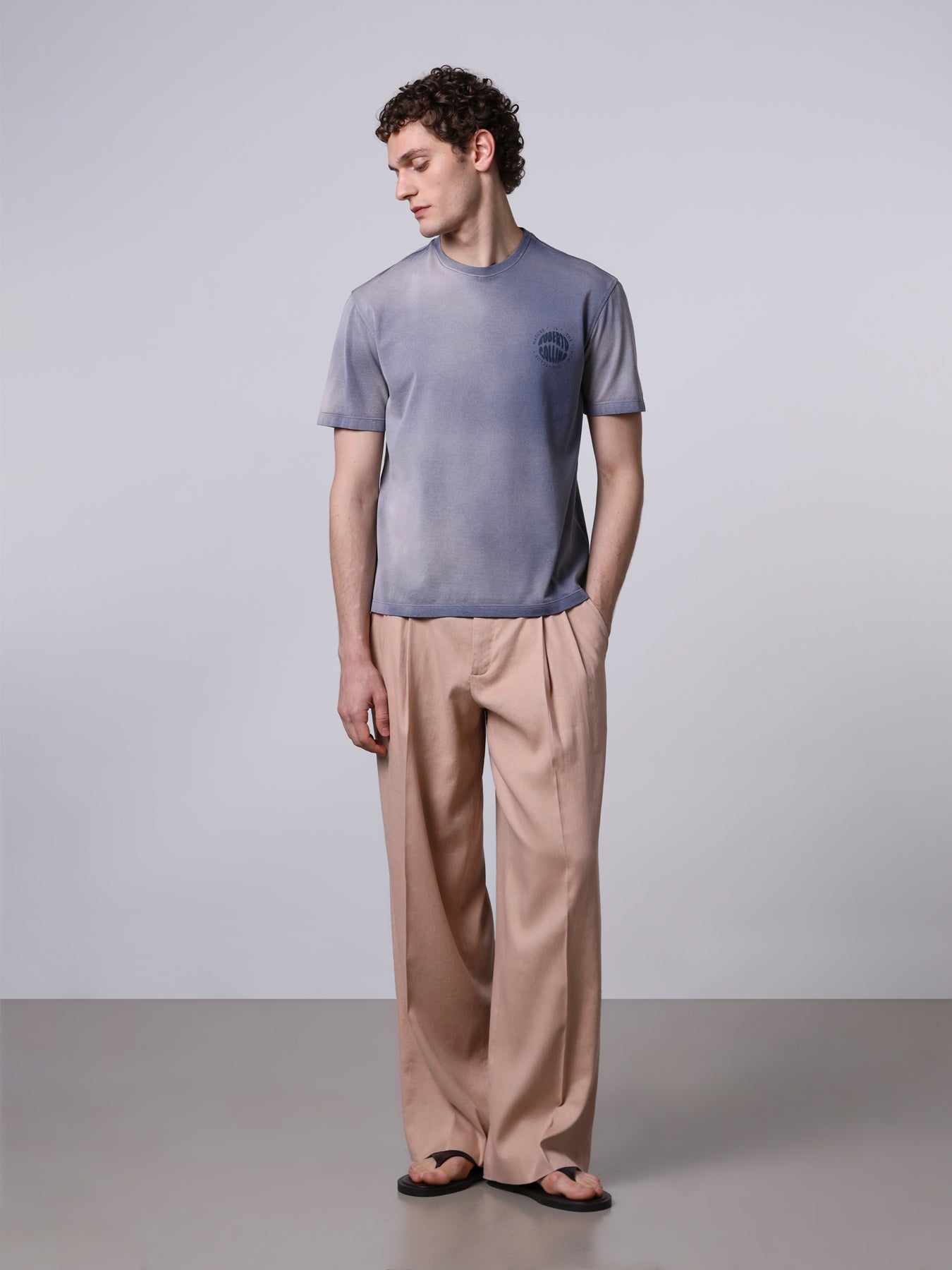 T-shirt con trattamento artigianale