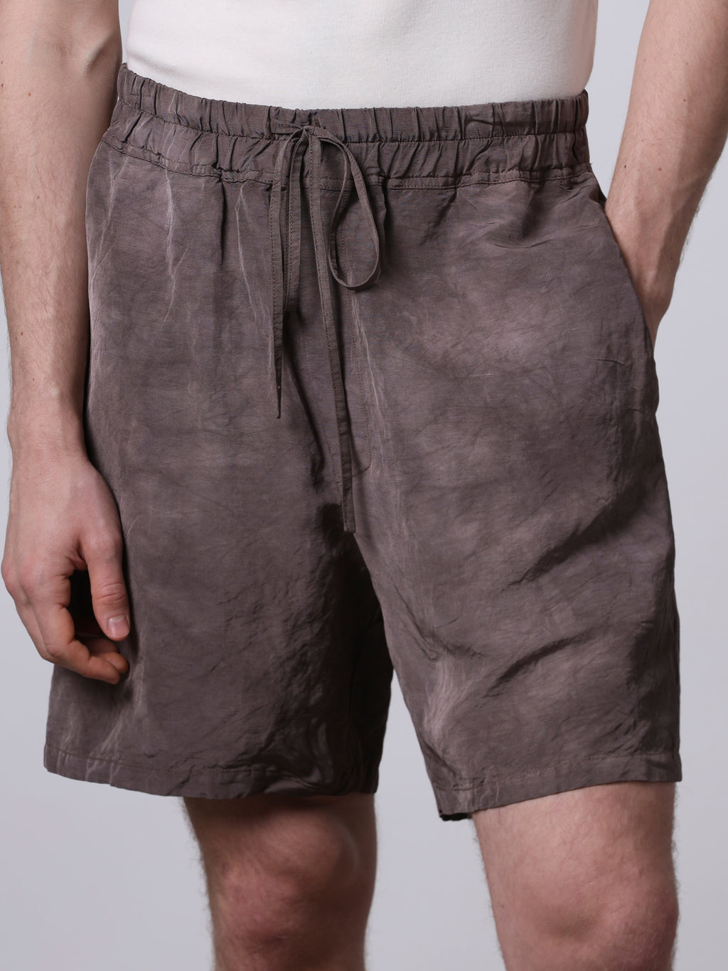 Bermuda con trattamento artigianale