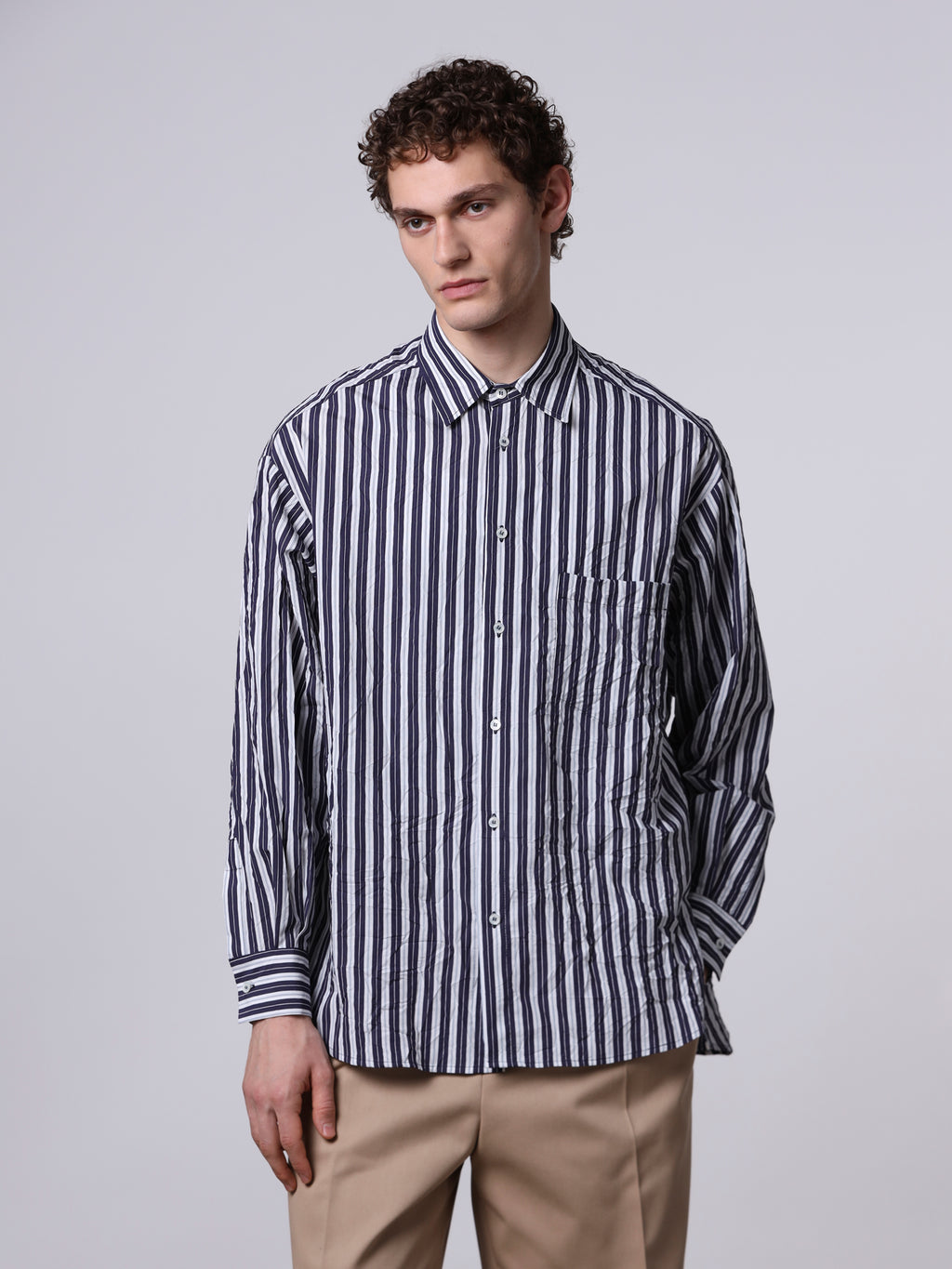 Camicia over stropicciata