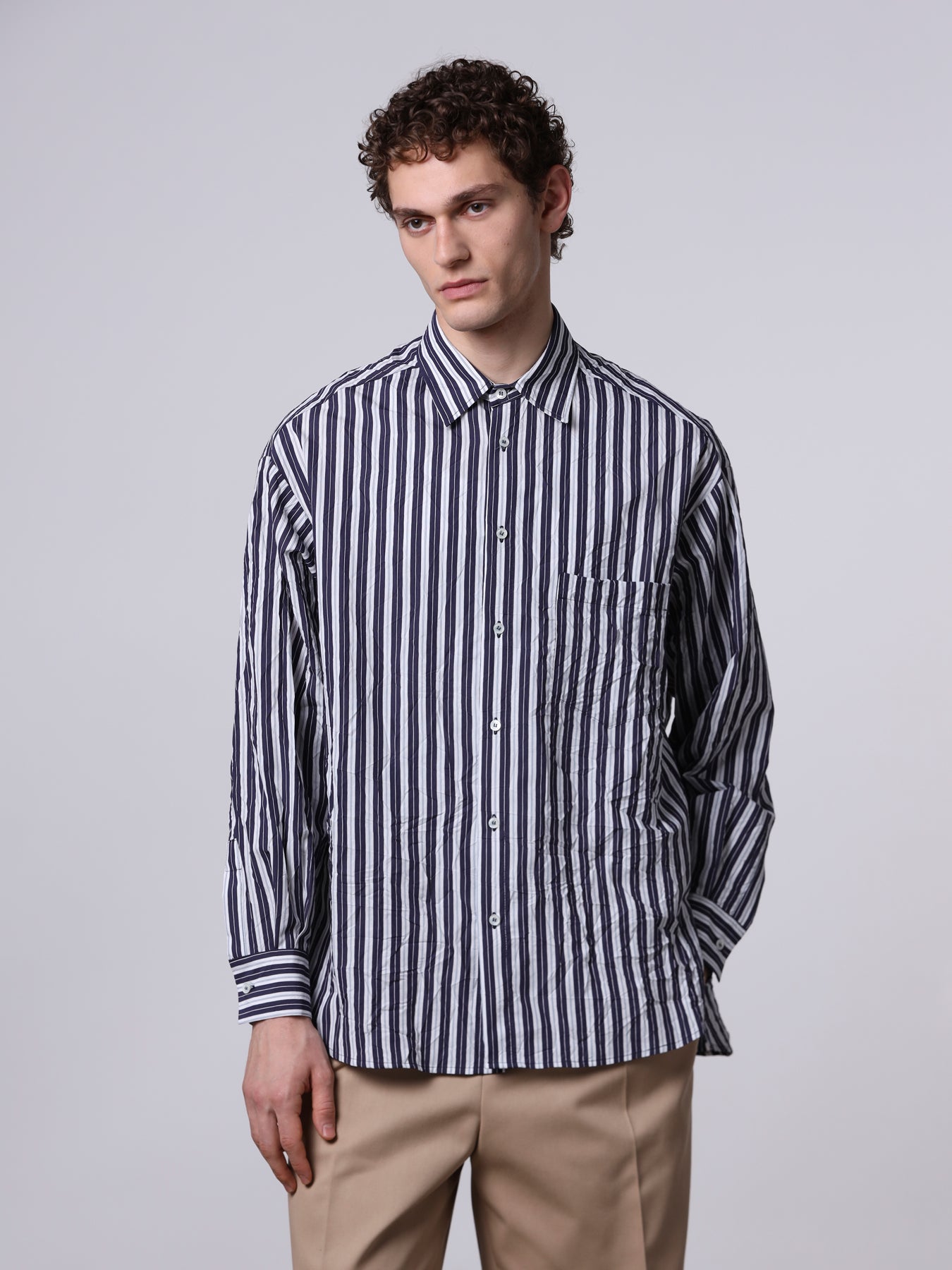 Camicia over stropicciata