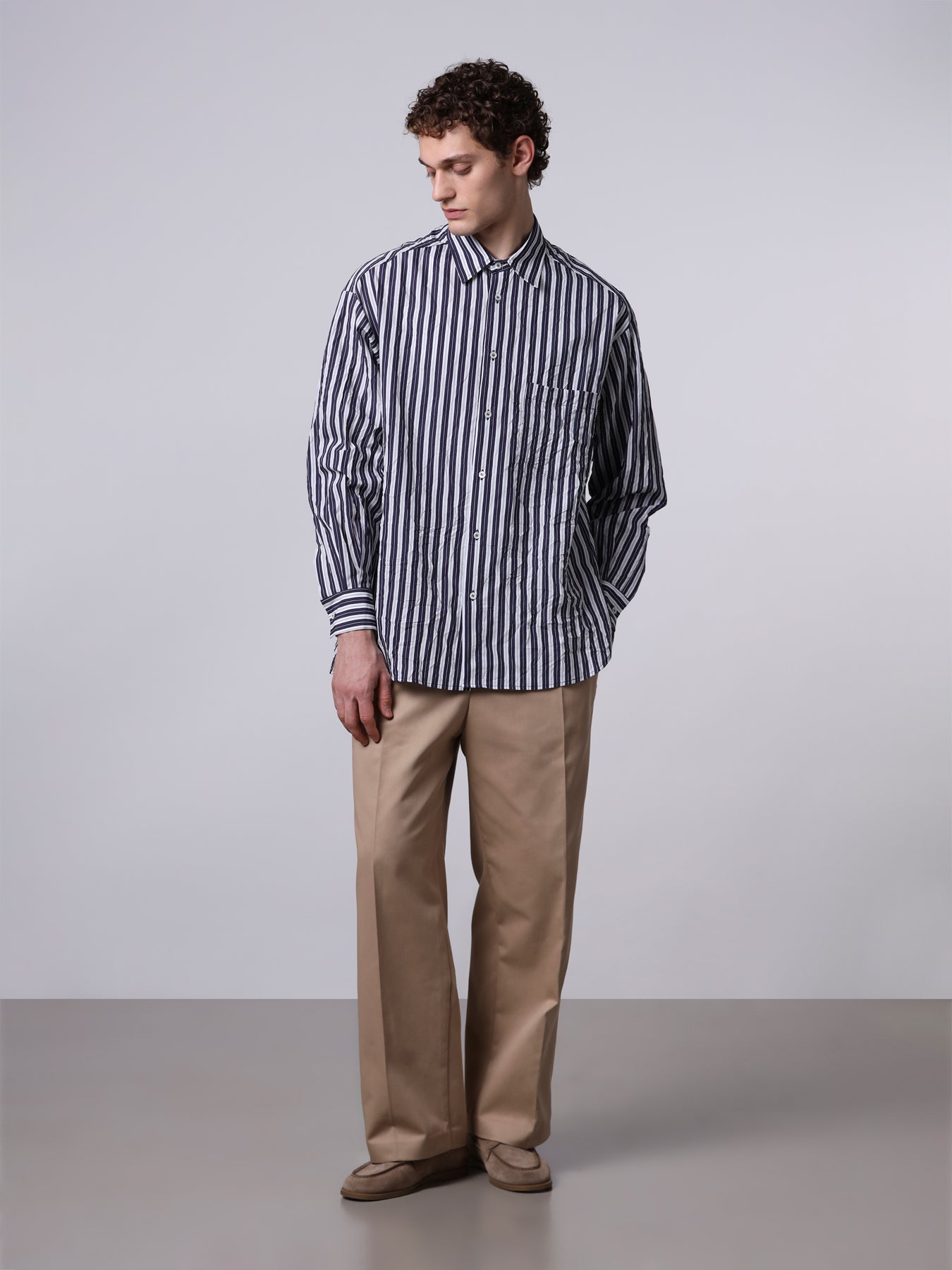 Camicia over stropicciata