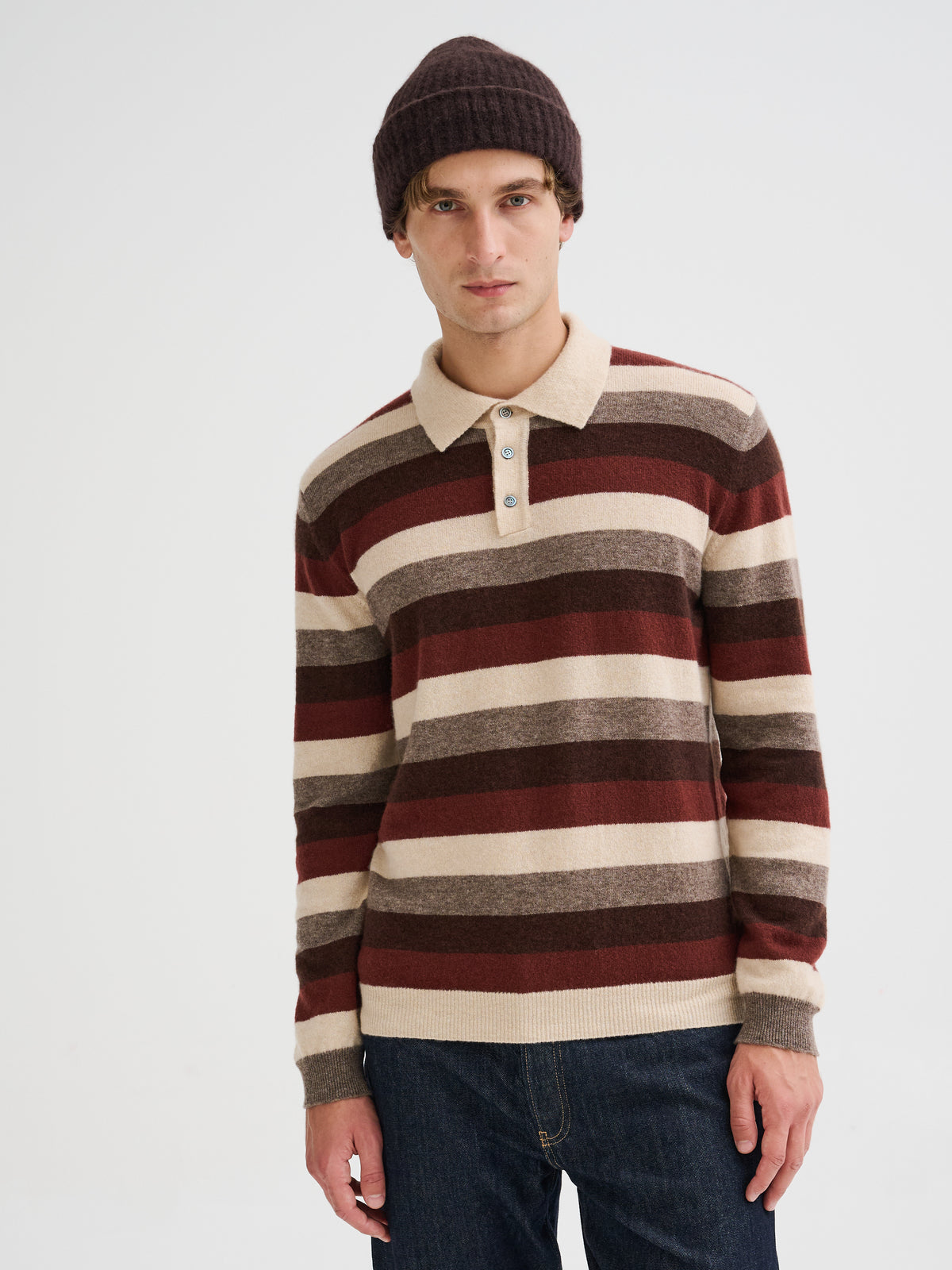 Berretto in cashmere e seta