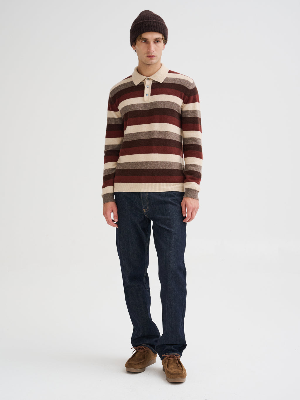 Berretto in cashmere e seta