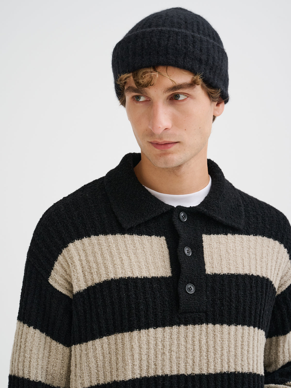 Berretto in cashmere e seta