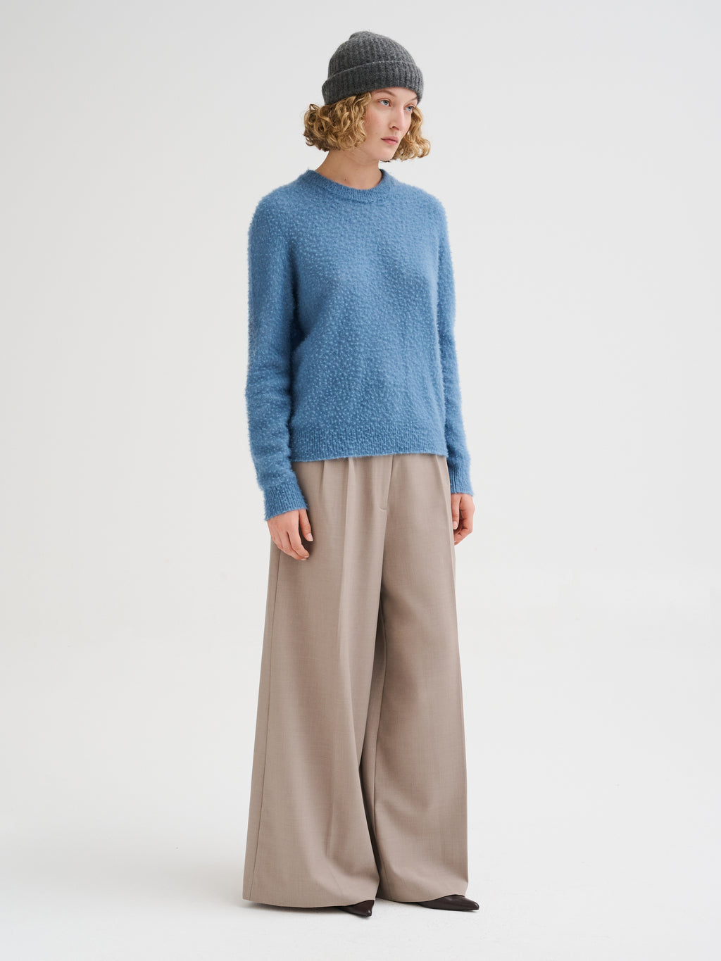 Berretto in cashmere e seta