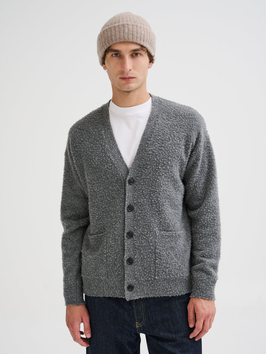 Berretto in cashmere e seta