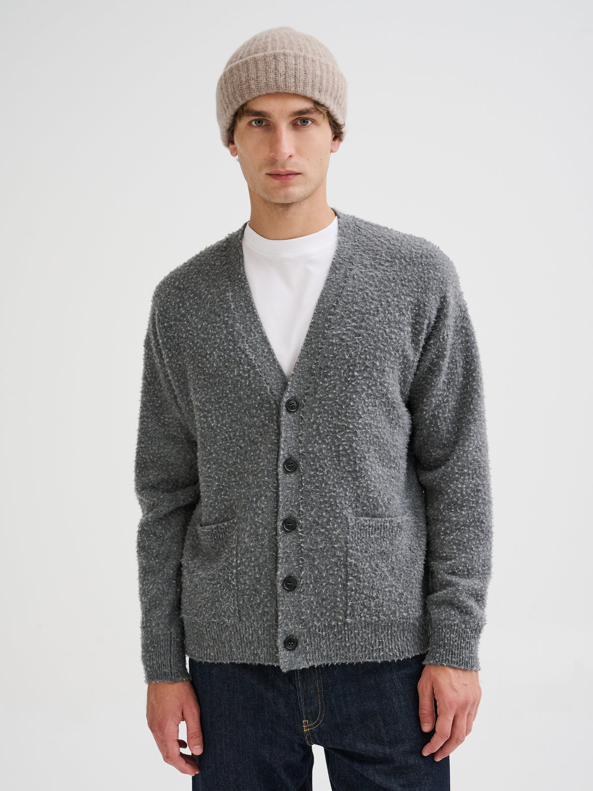 Berretto in cashmere e seta
