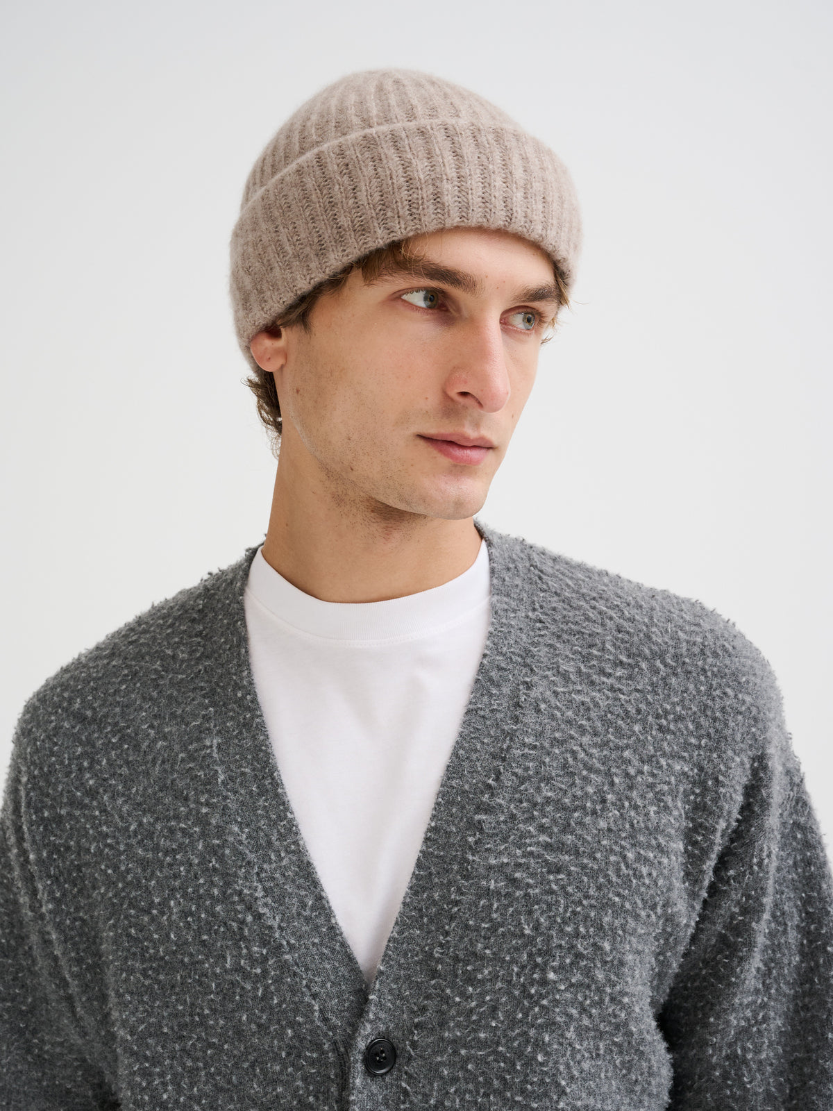 Berretto in cashmere e seta