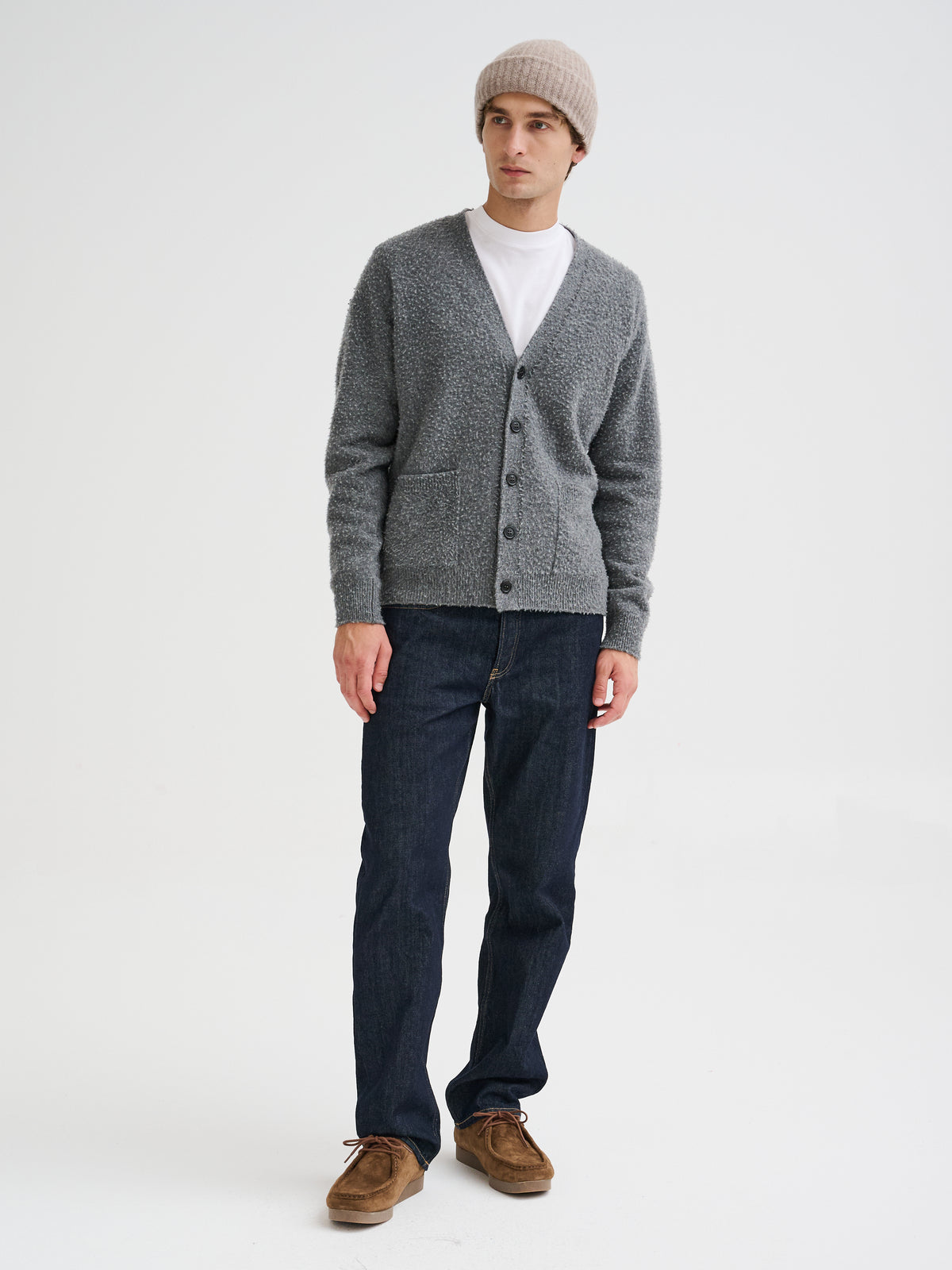 Berretto in cashmere e seta