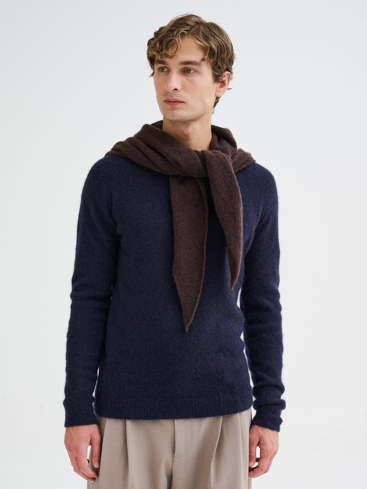 Bandana in cashmere e seta