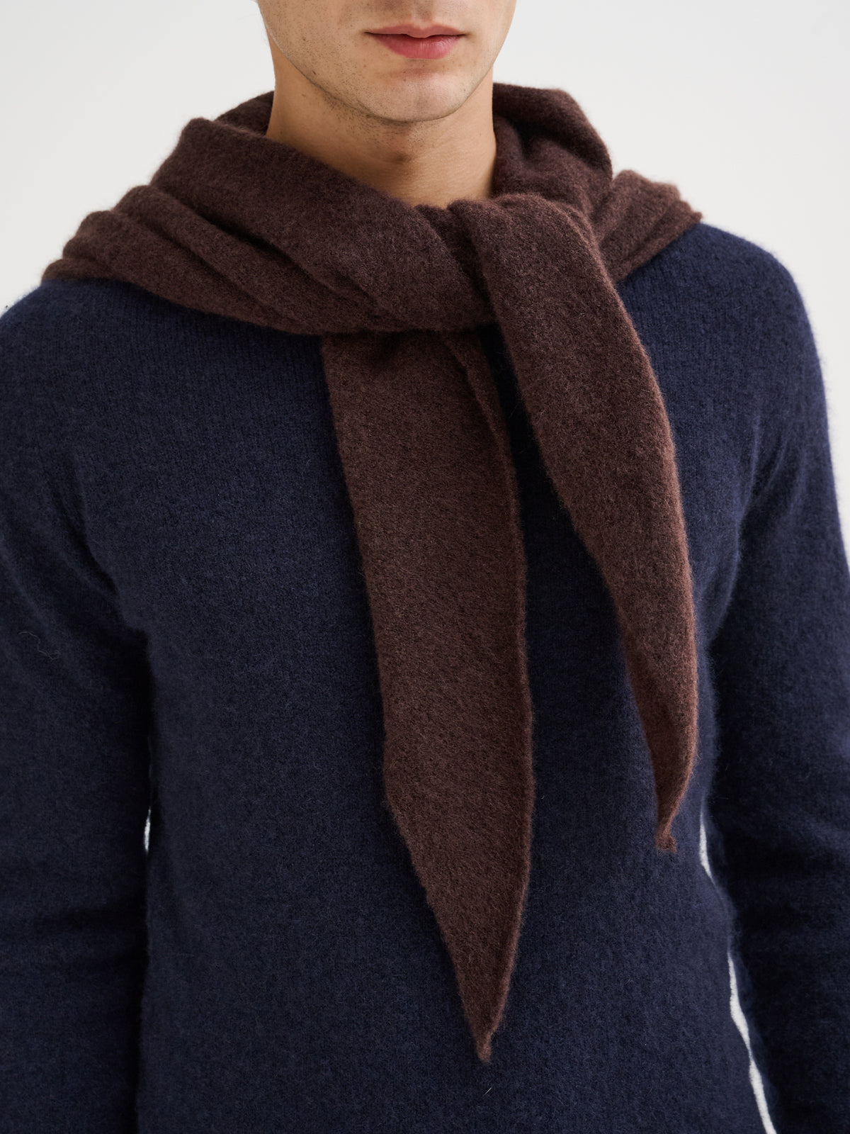 Bandana in cashmere e seta
