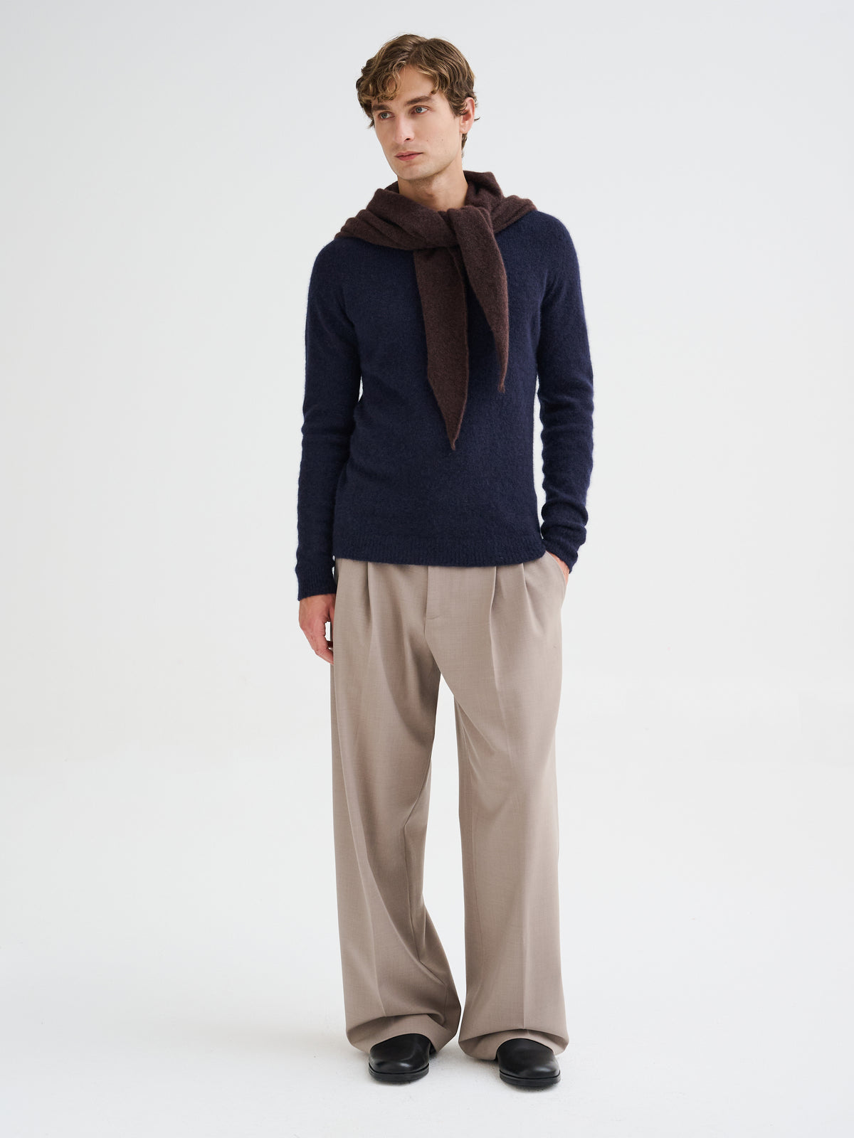 Bandana in cashmere e seta