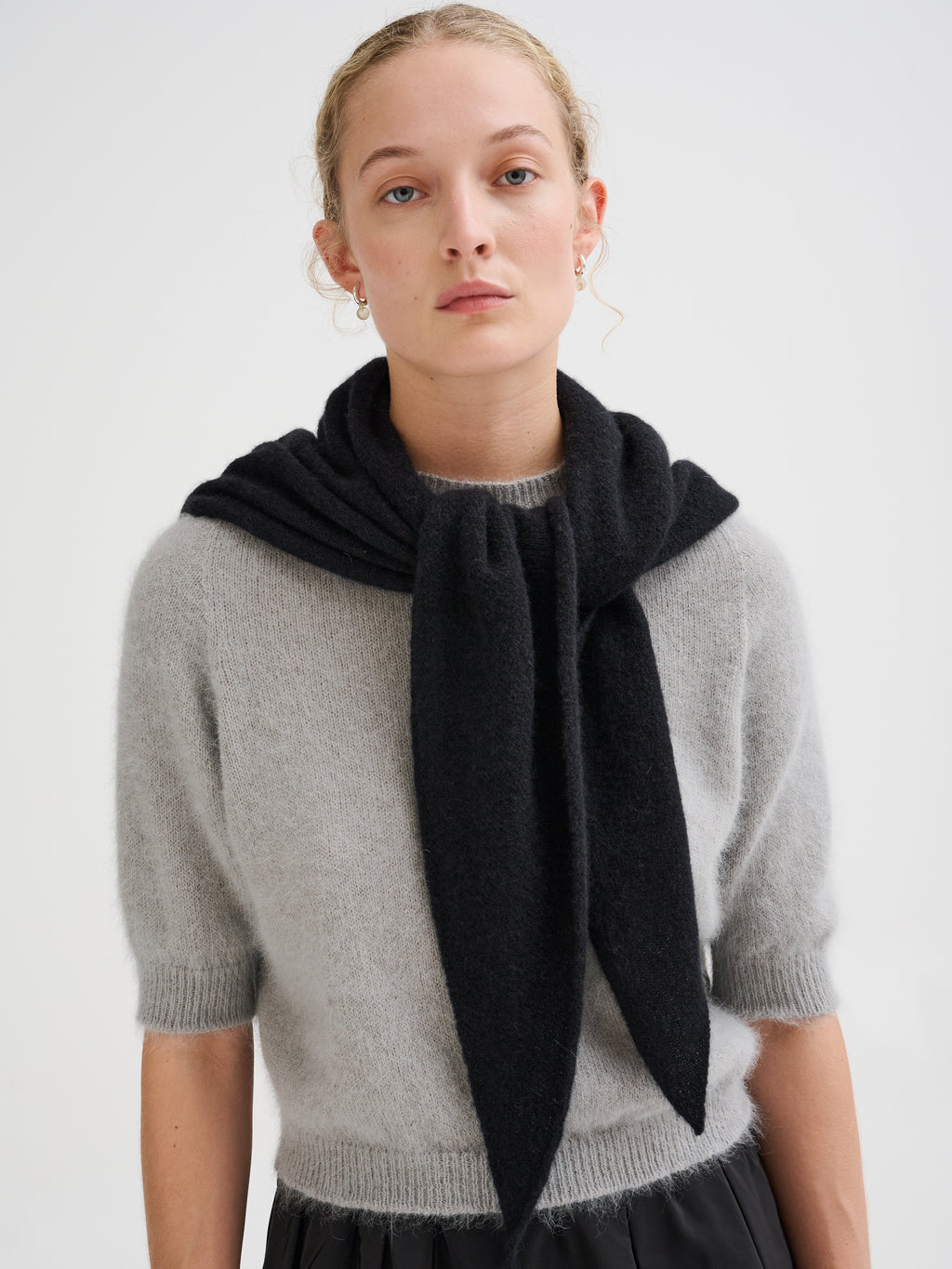 Bandana in cashmere e seta