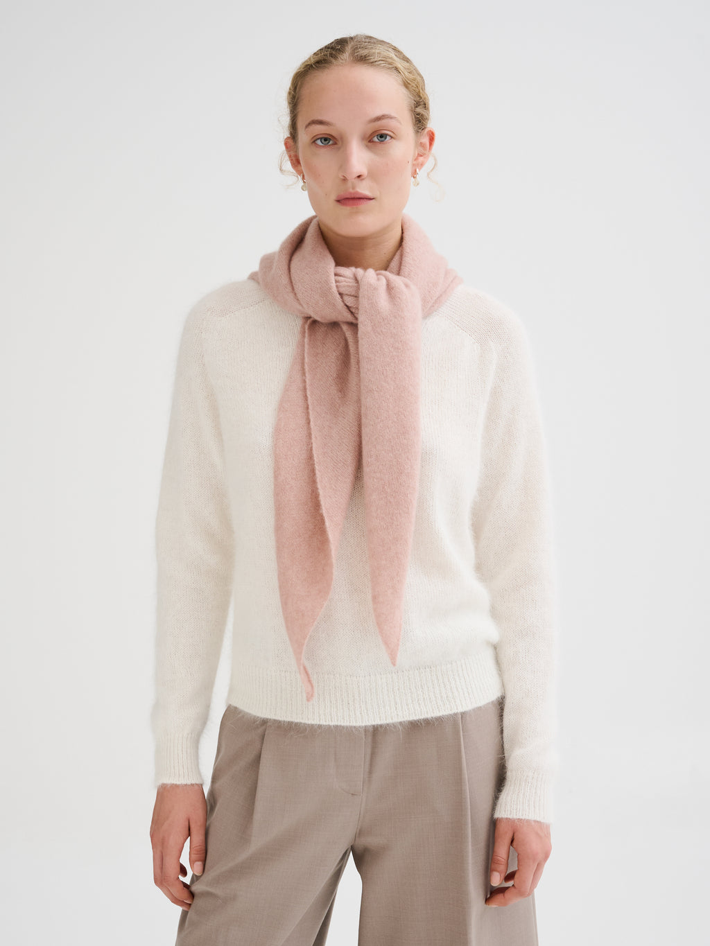 Bandana in cashmere e seta