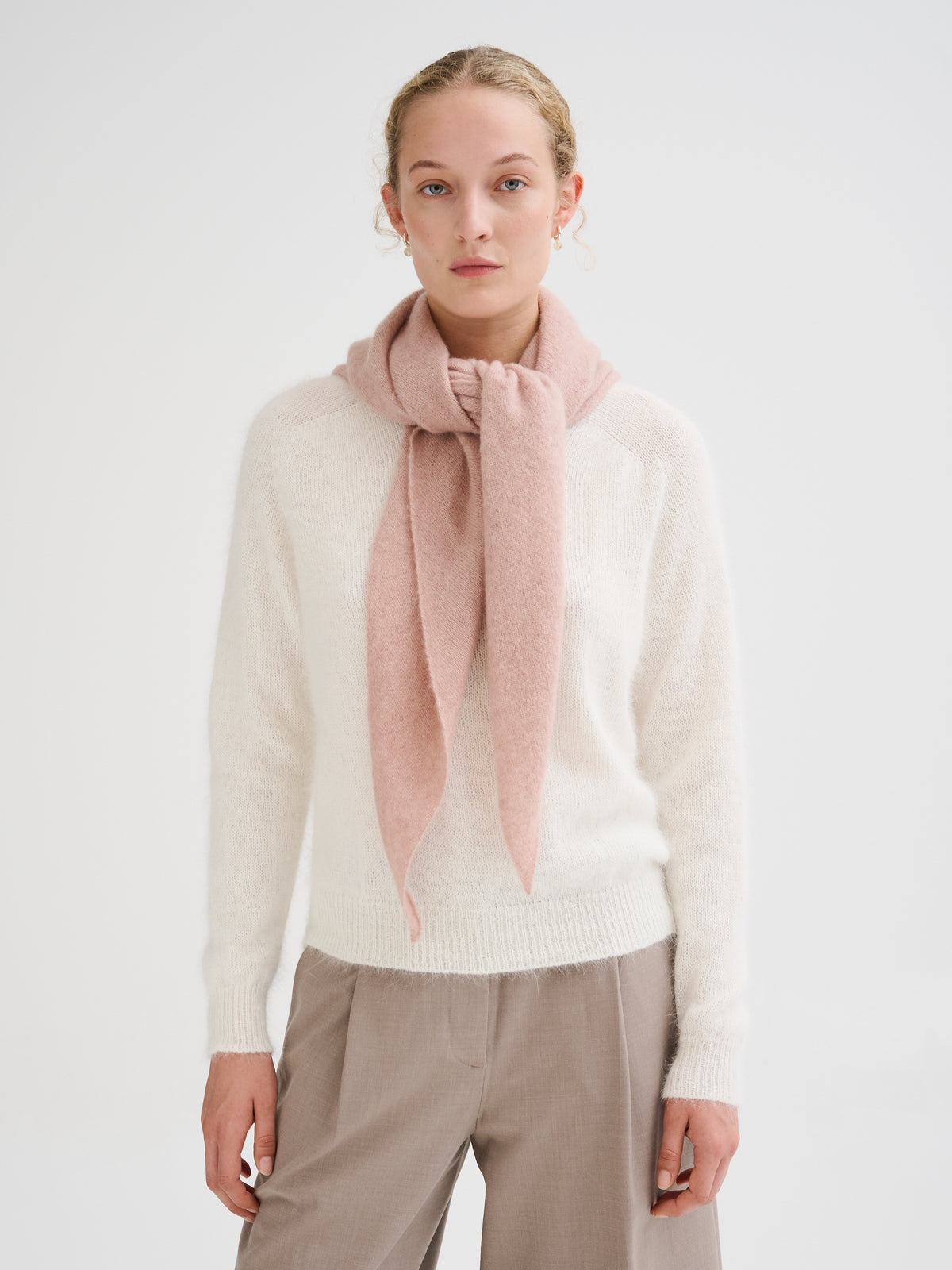 Bandana in cashmere e seta