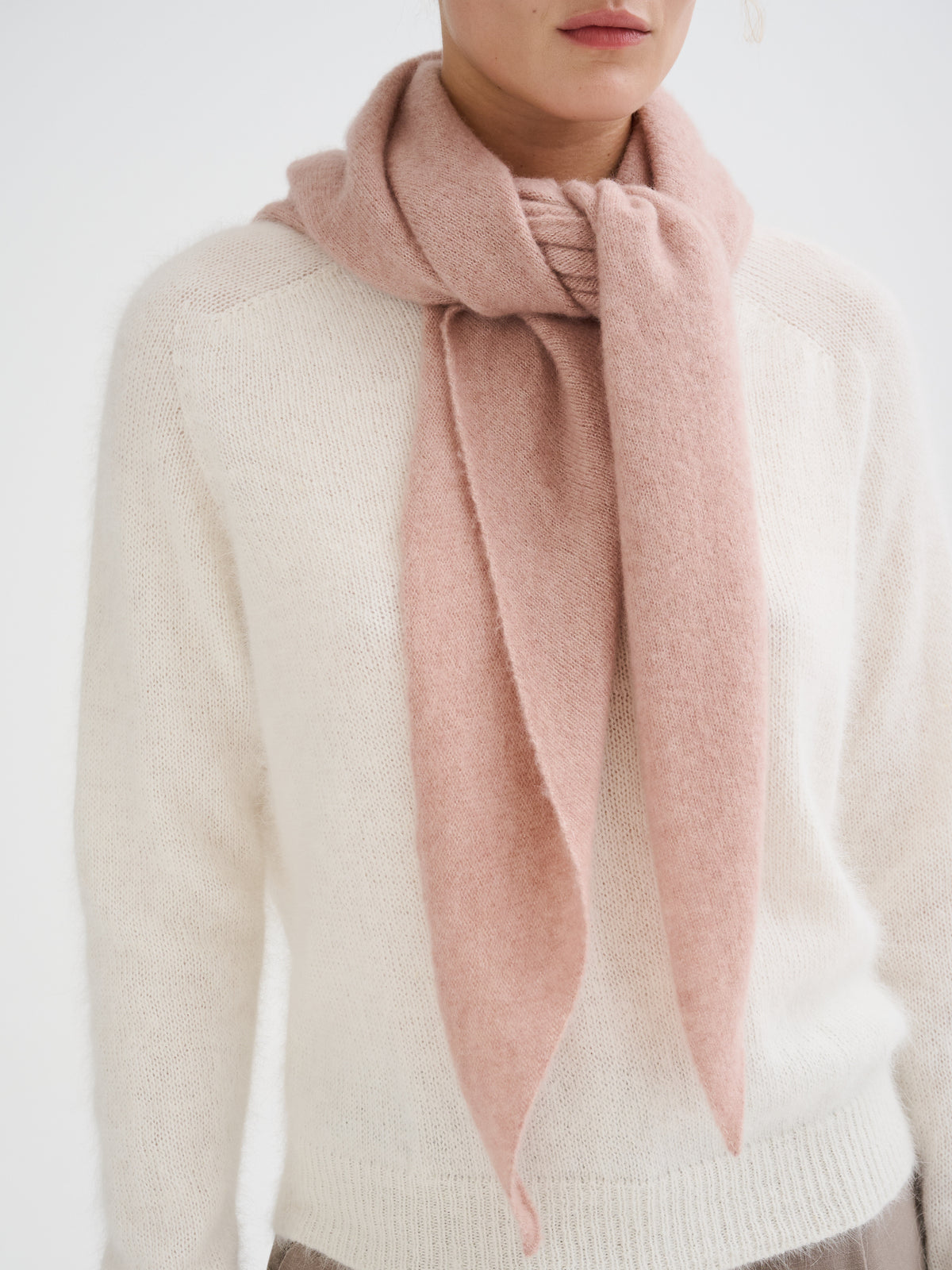 Bandana in cashmere e seta