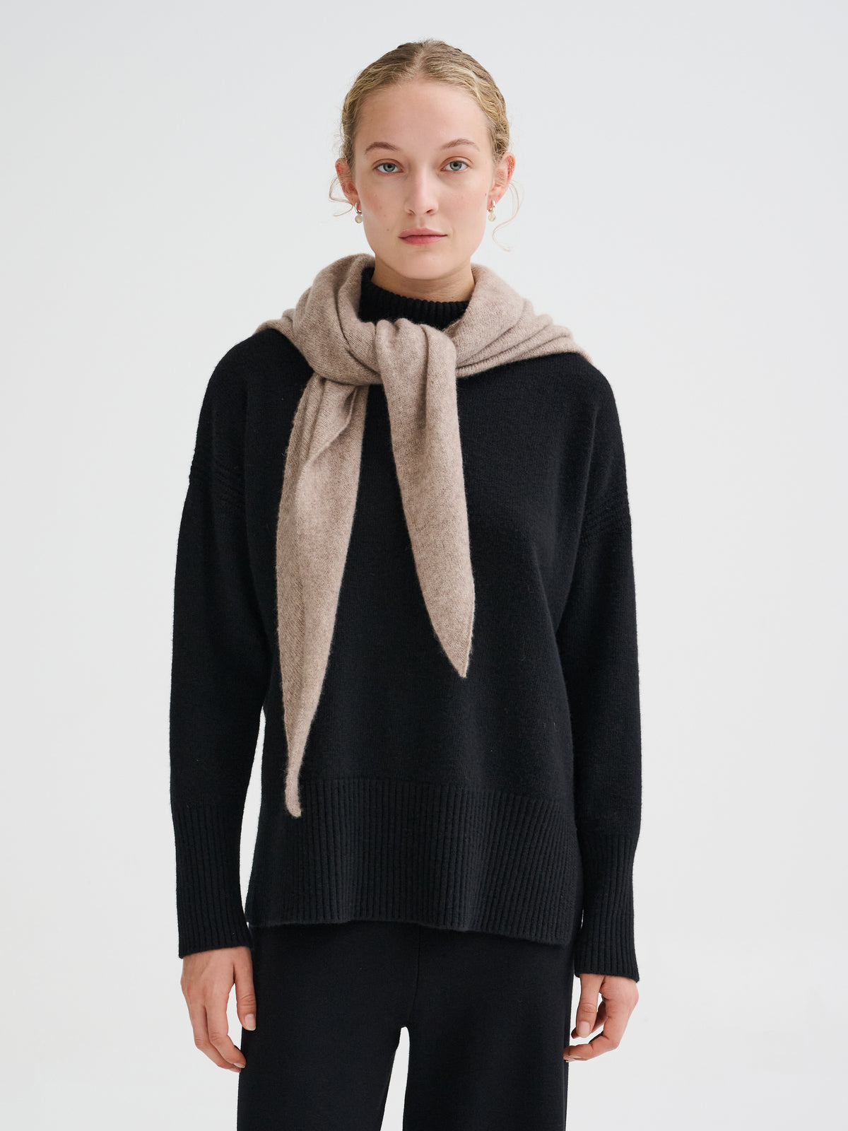 Bandana in cashmere e seta