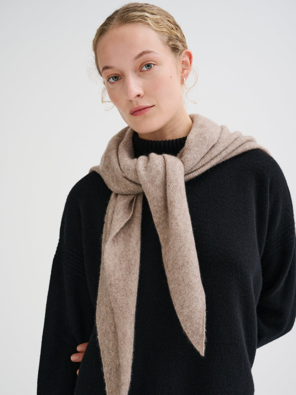 Bandana in cashmere e seta