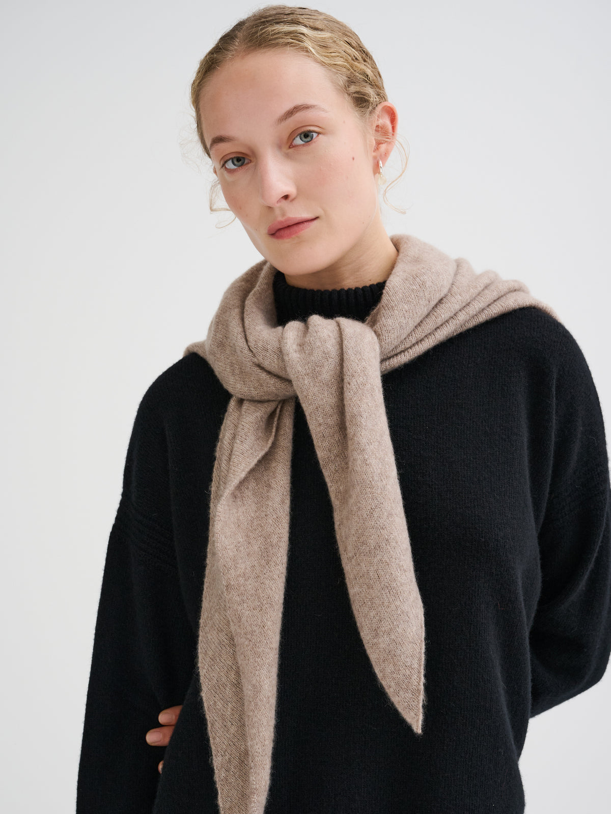 Bandana in cashmere e seta