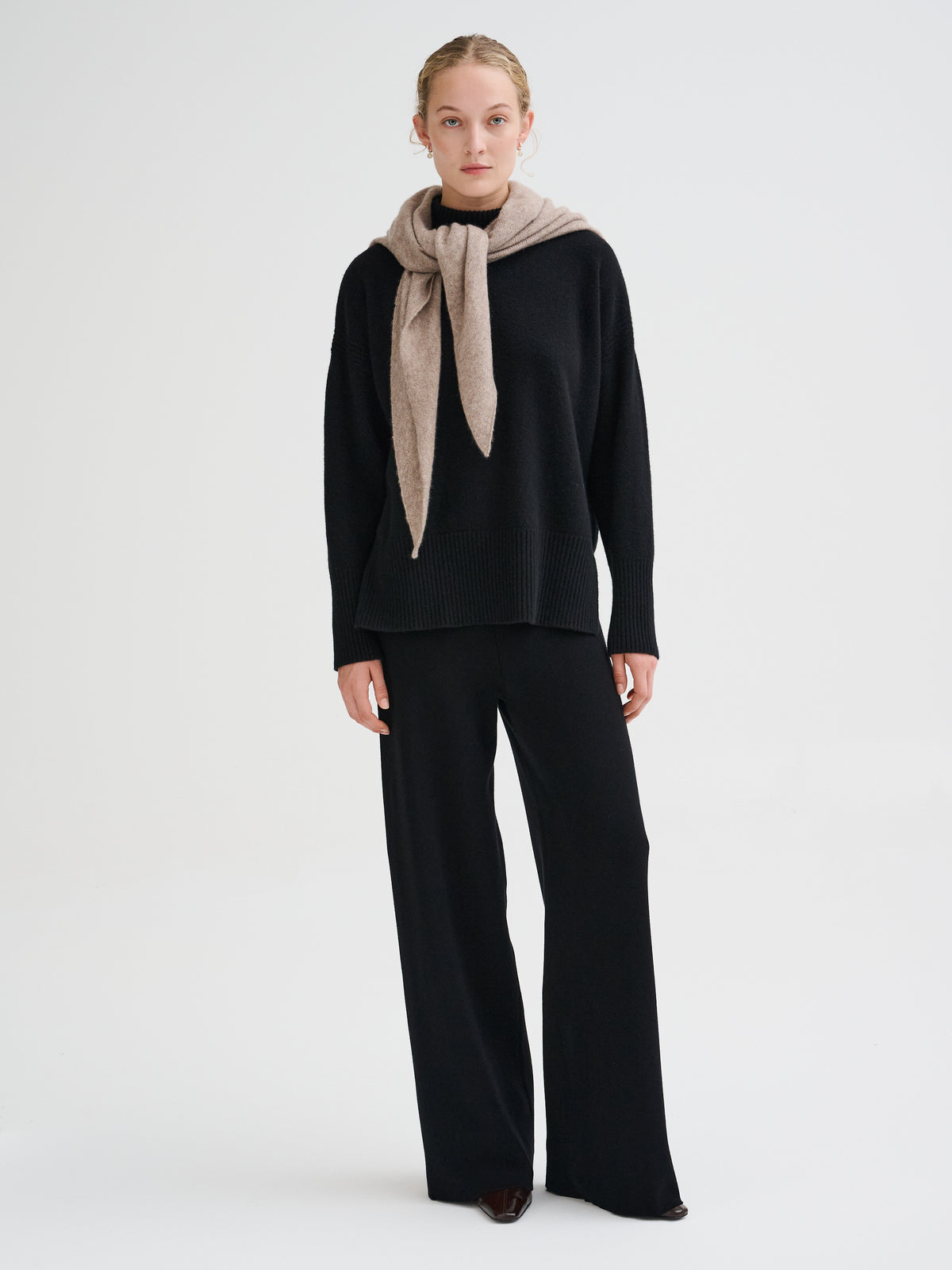 Bandana in cashmere e seta