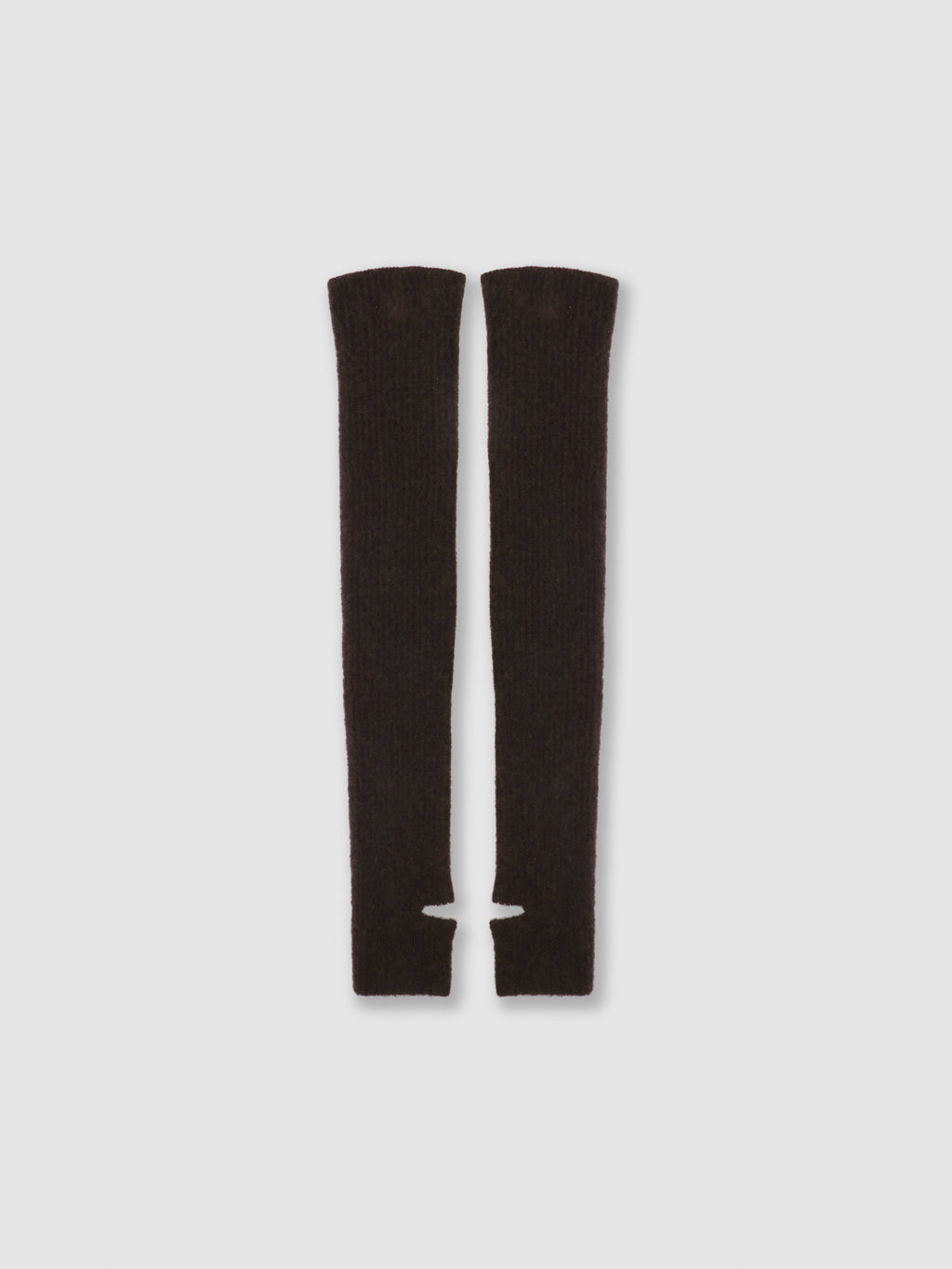 Manicotti lunghi in cashmere e seta