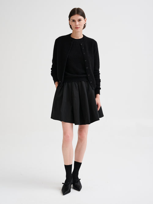 T-shirt con micro paillettes