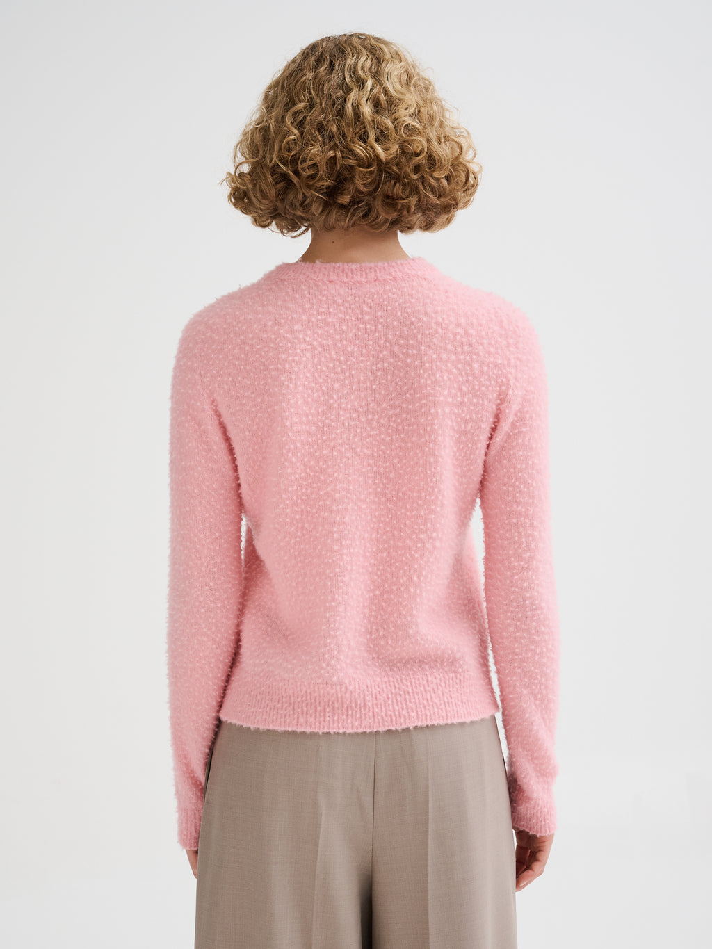 Maglia effetto Casentino con scollo a V