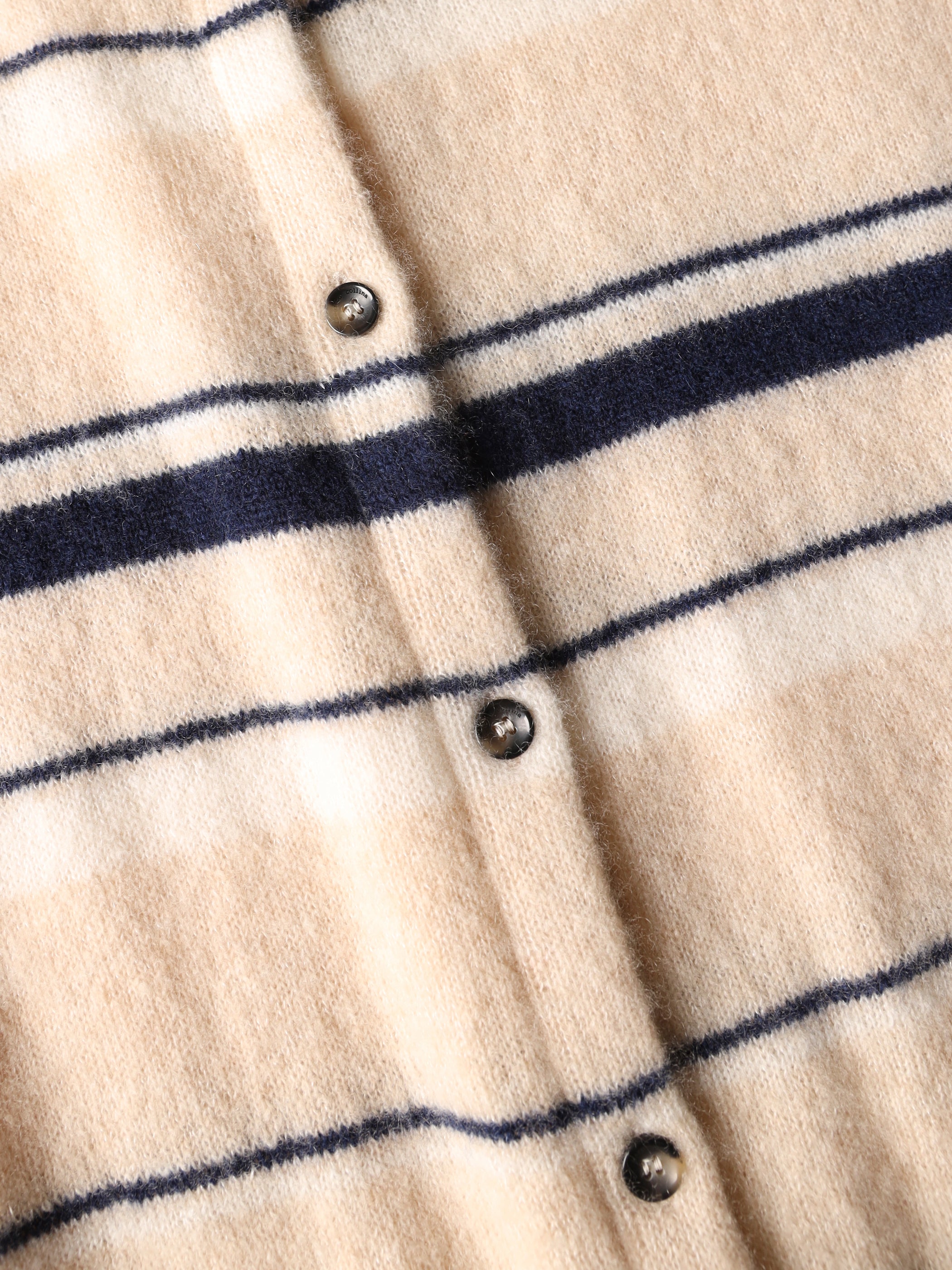 Camicia a righe in cashmere e seta