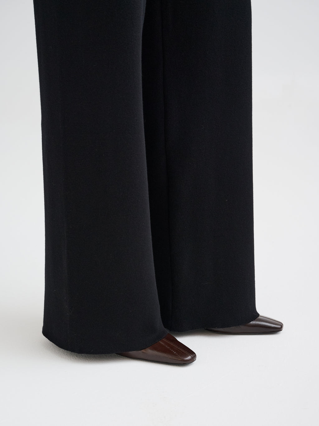 Pantalone in maglia in lana merino