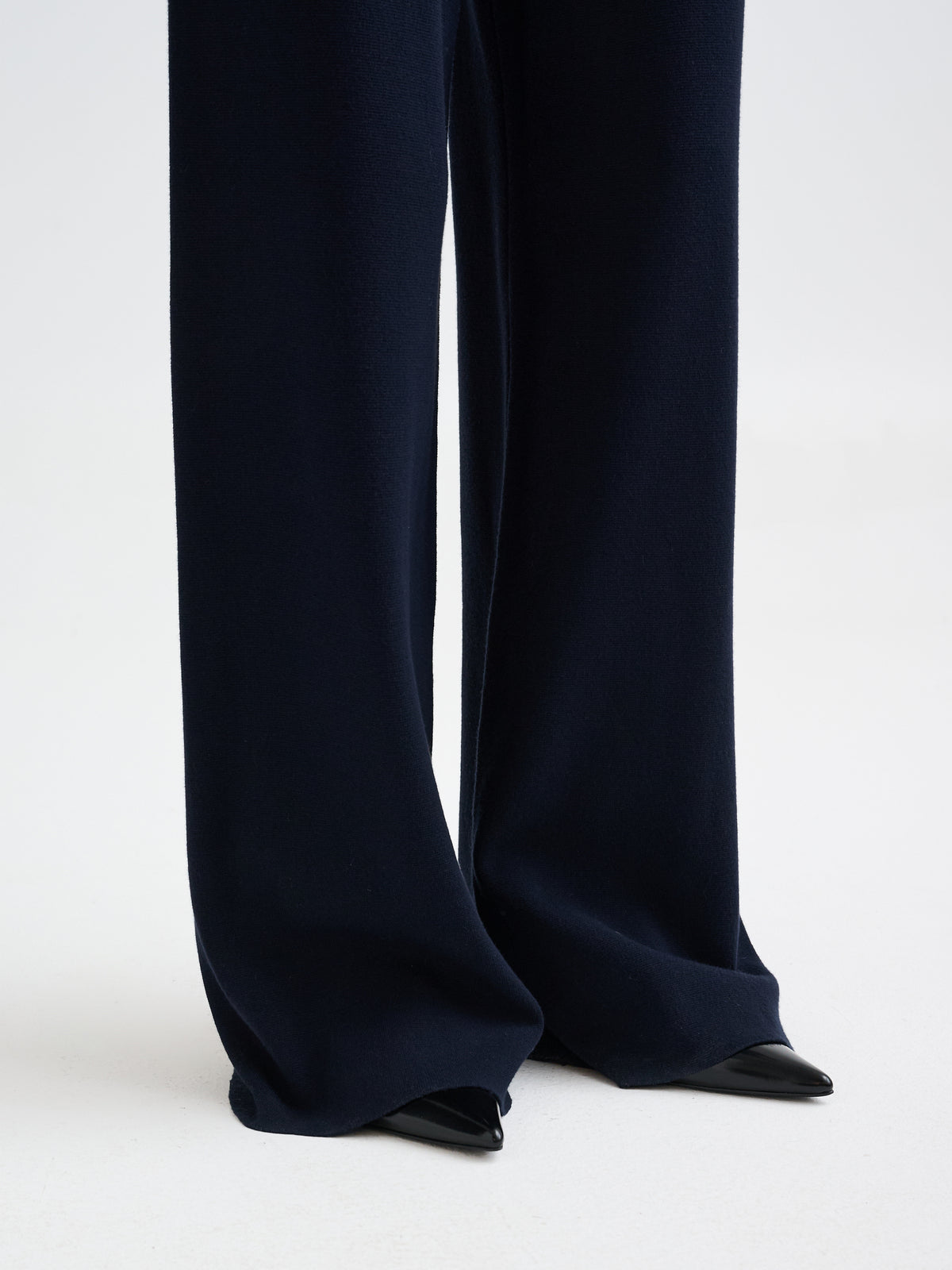 Pantalone in maglia in lana merino