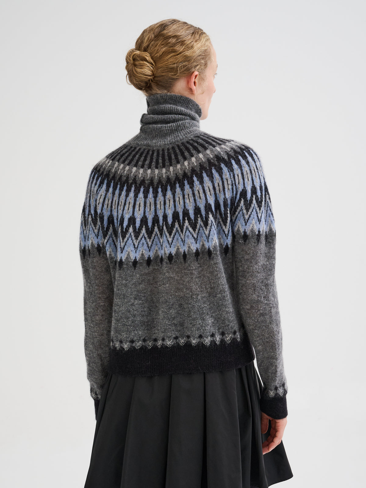 Dolcevita con jacquard nordico